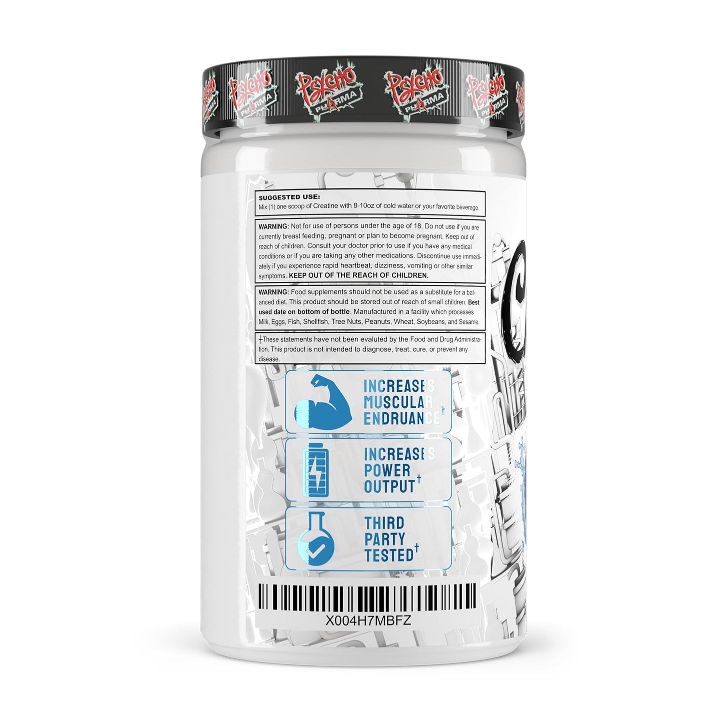 Psycho Pharma Premium Micronized Creatine Monohydrate Powder, 75 Servings