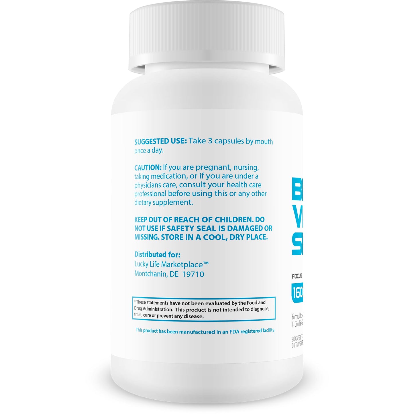 Generic Brain Vigor Smart Brain Booster Capsule 90 Count