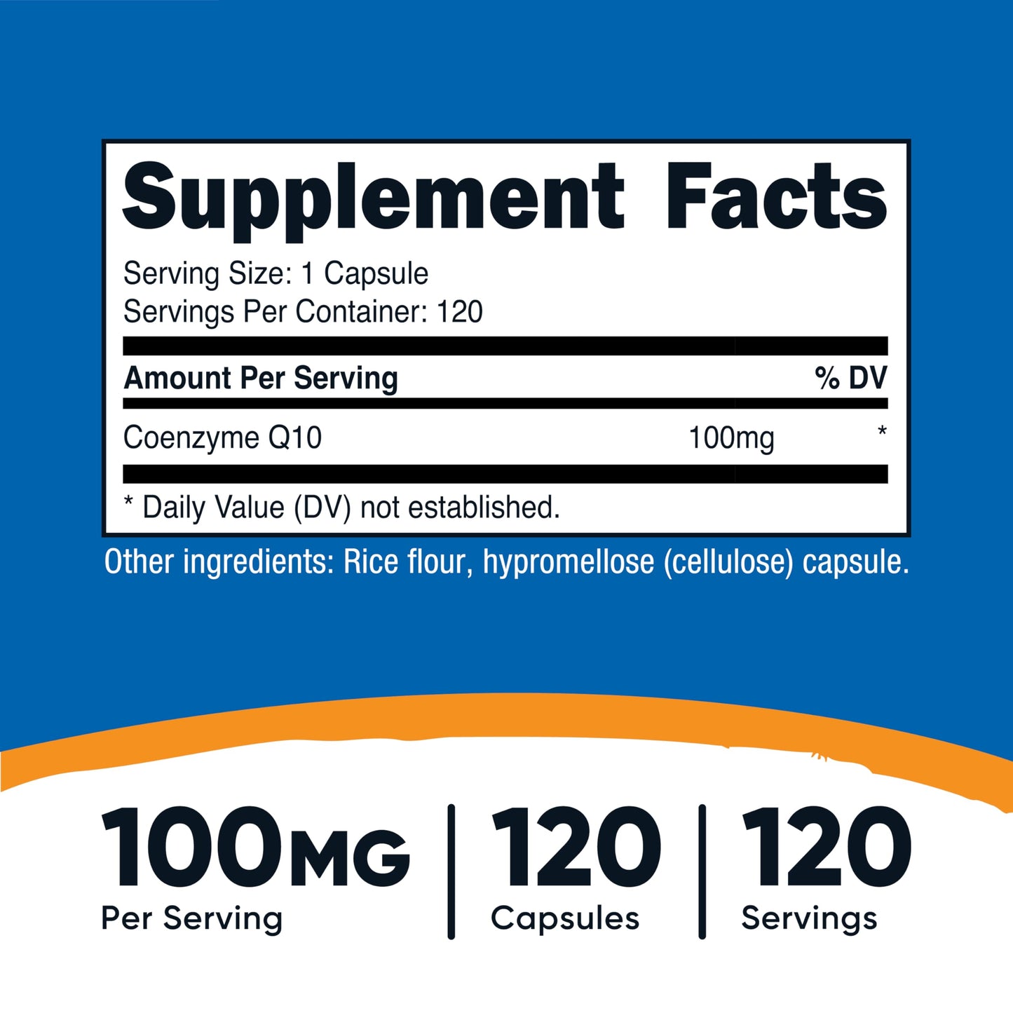 Nutricost CoQ10 100mg Capsules, 240 Count
