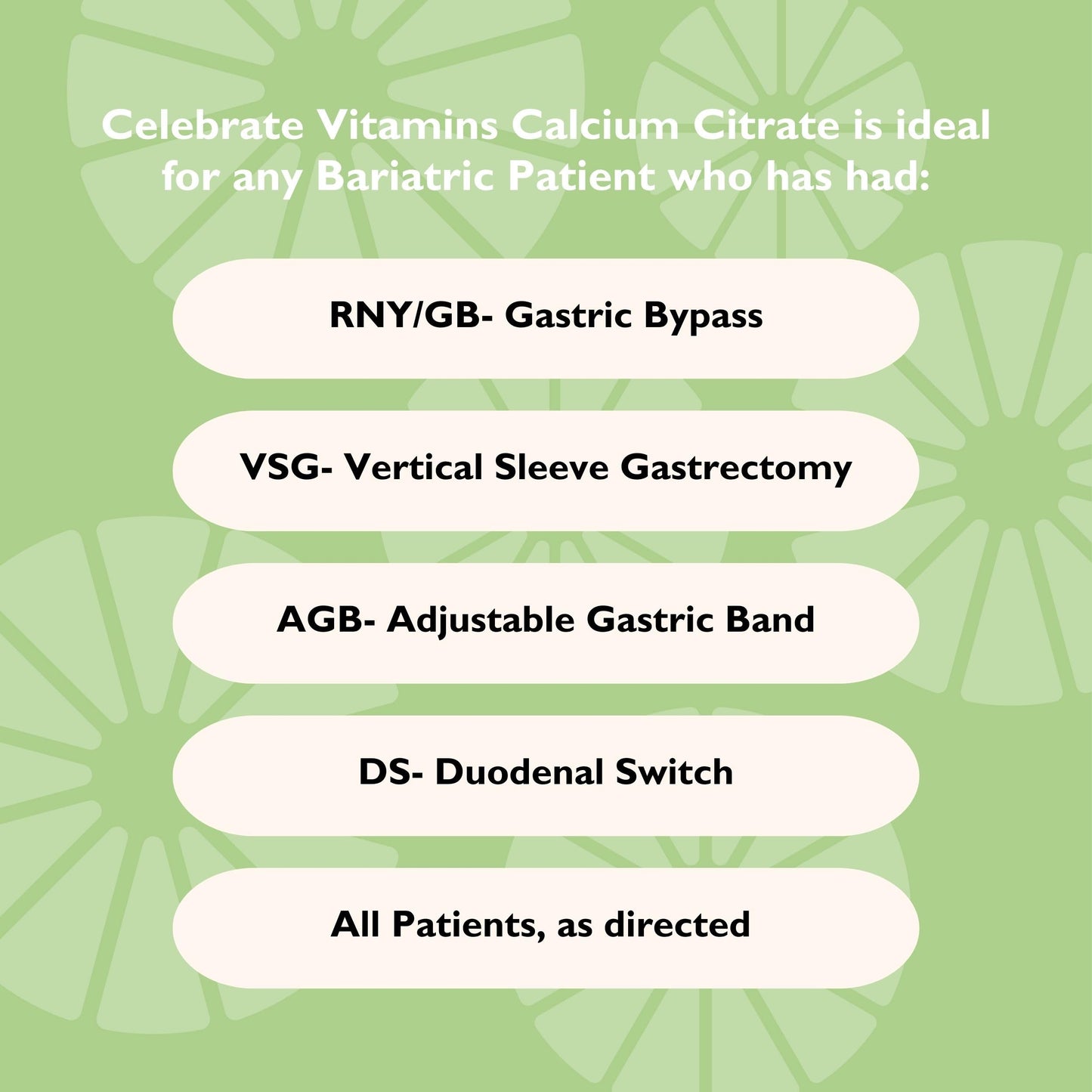 Celebrate Bariatric Supplements Calcium Plus 600mg Calcium Citrate, 600 IU Vitamin D3 & 50mg Magnesium for Post Bariatric Surgery, 180 Tablets