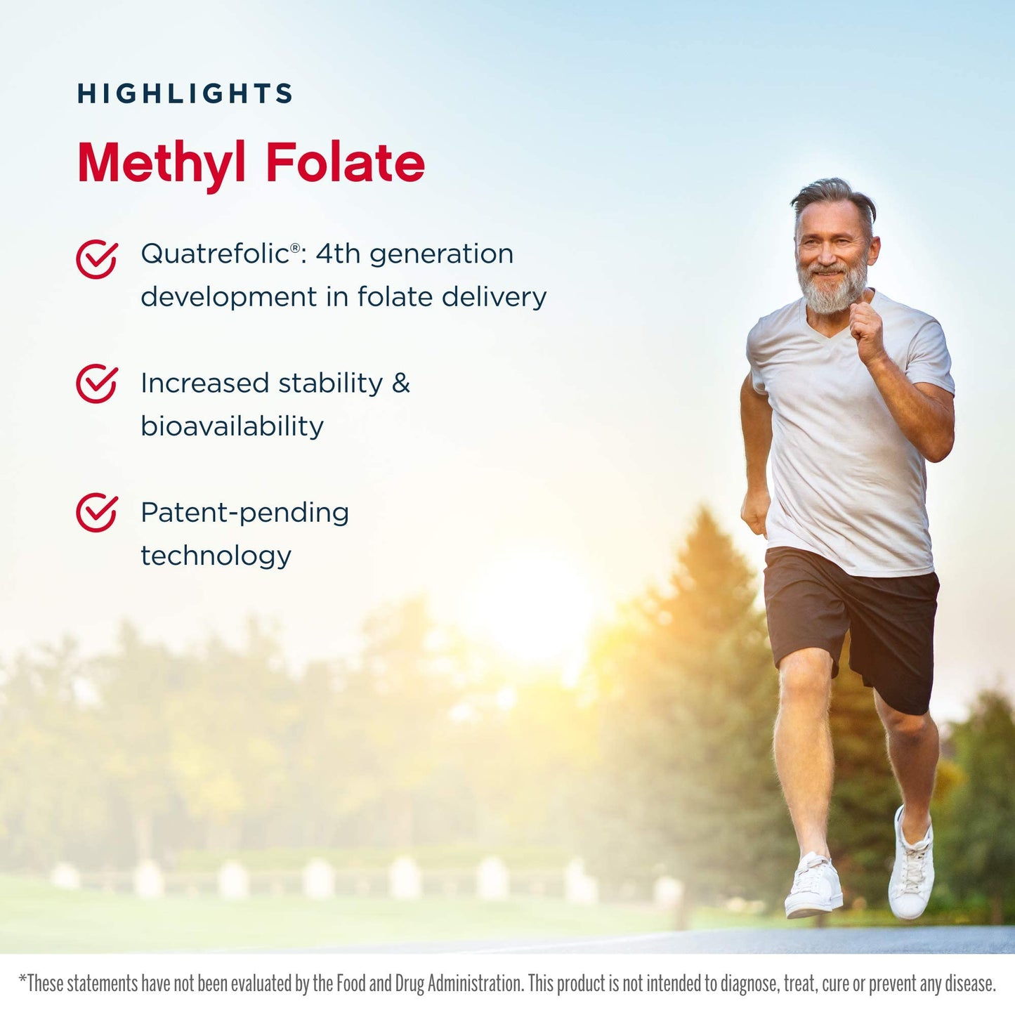 Jarrow Formulas Methyl Folate 400 mcg 120 Capsules