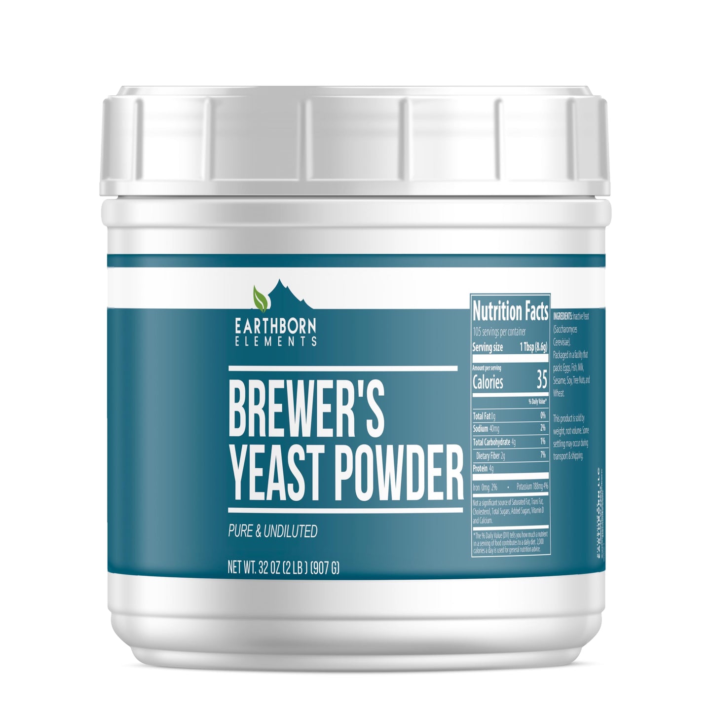 Earthborn Elements Brewer’s Yeast, Pure & Undiluted, Inactive Yeast Powder 2