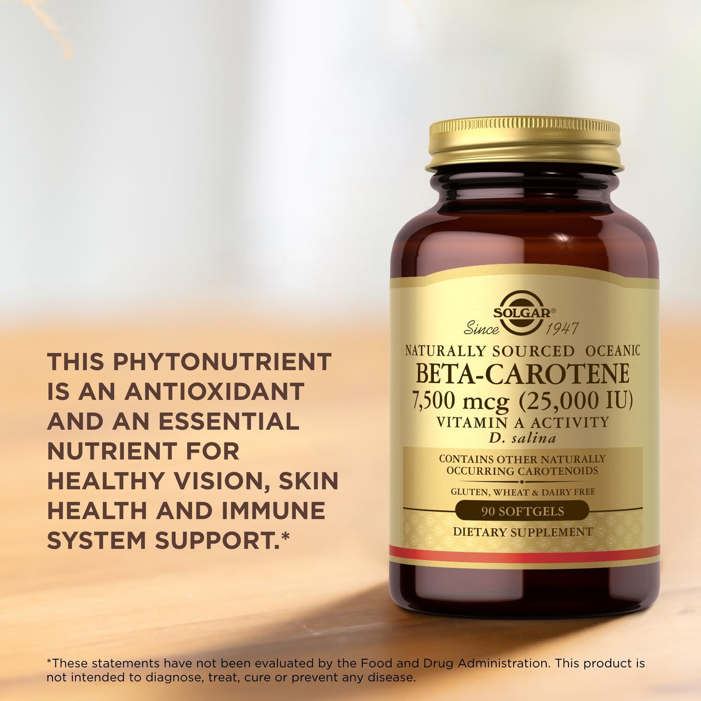 Solgar Oceanic Beta Carotene Softgels 90