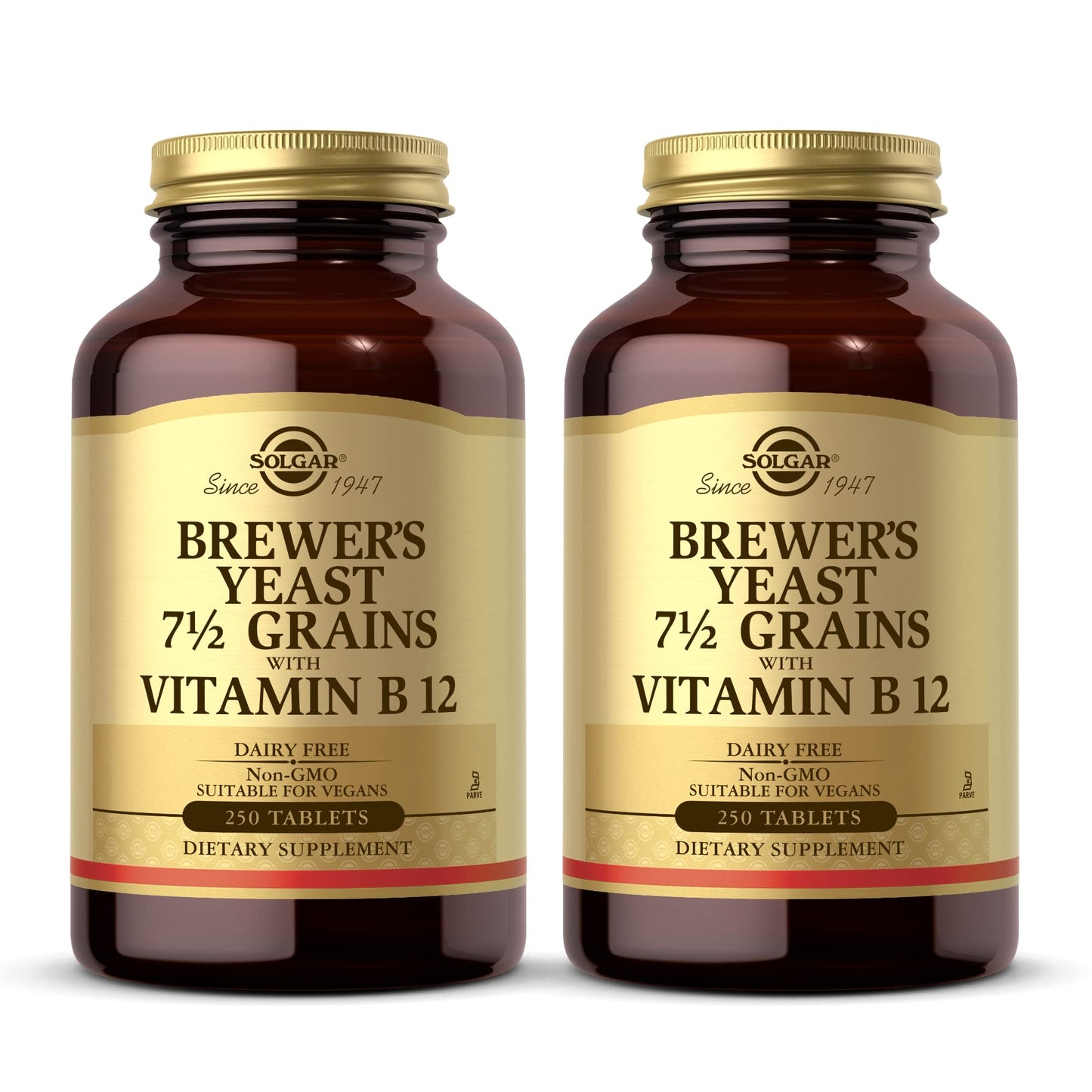 Solgar Brewer's Yeast 7 ½ Grains with Vitamin B12 Tablets 500