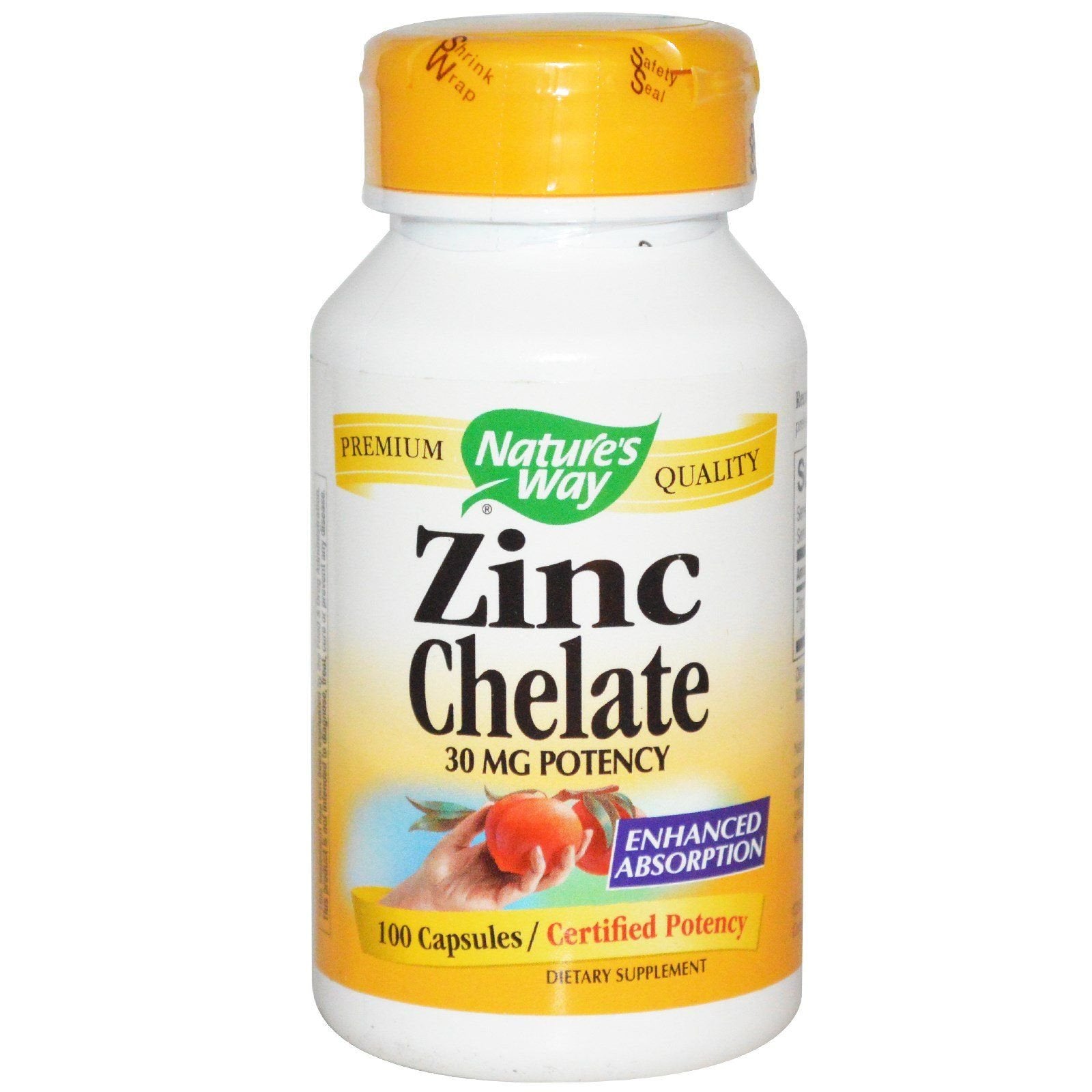 Nature's Way Zinc 30 Mg Capsules, 1 Capsule