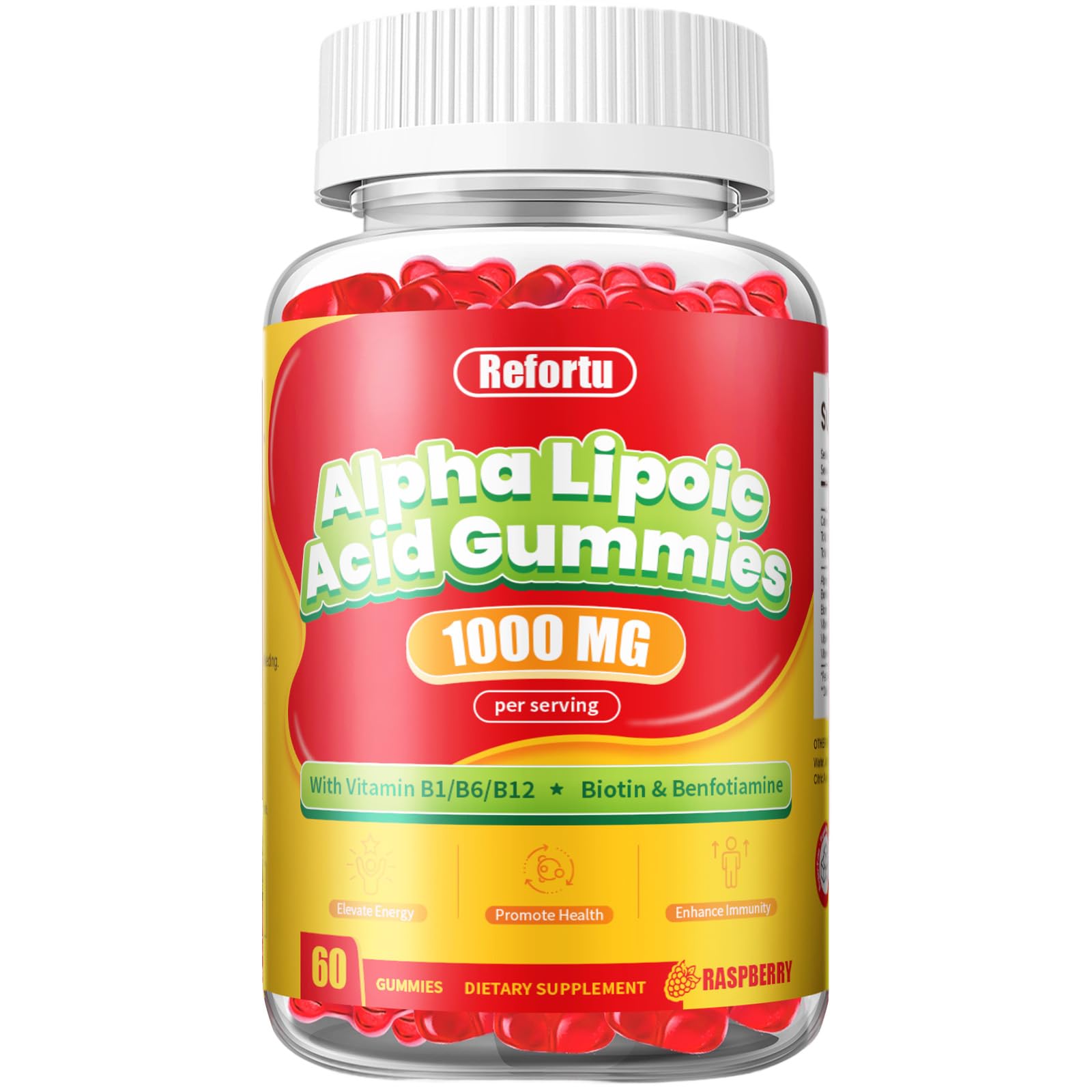 Refortu Alpha Lipoic Acid Gummies 60 Count