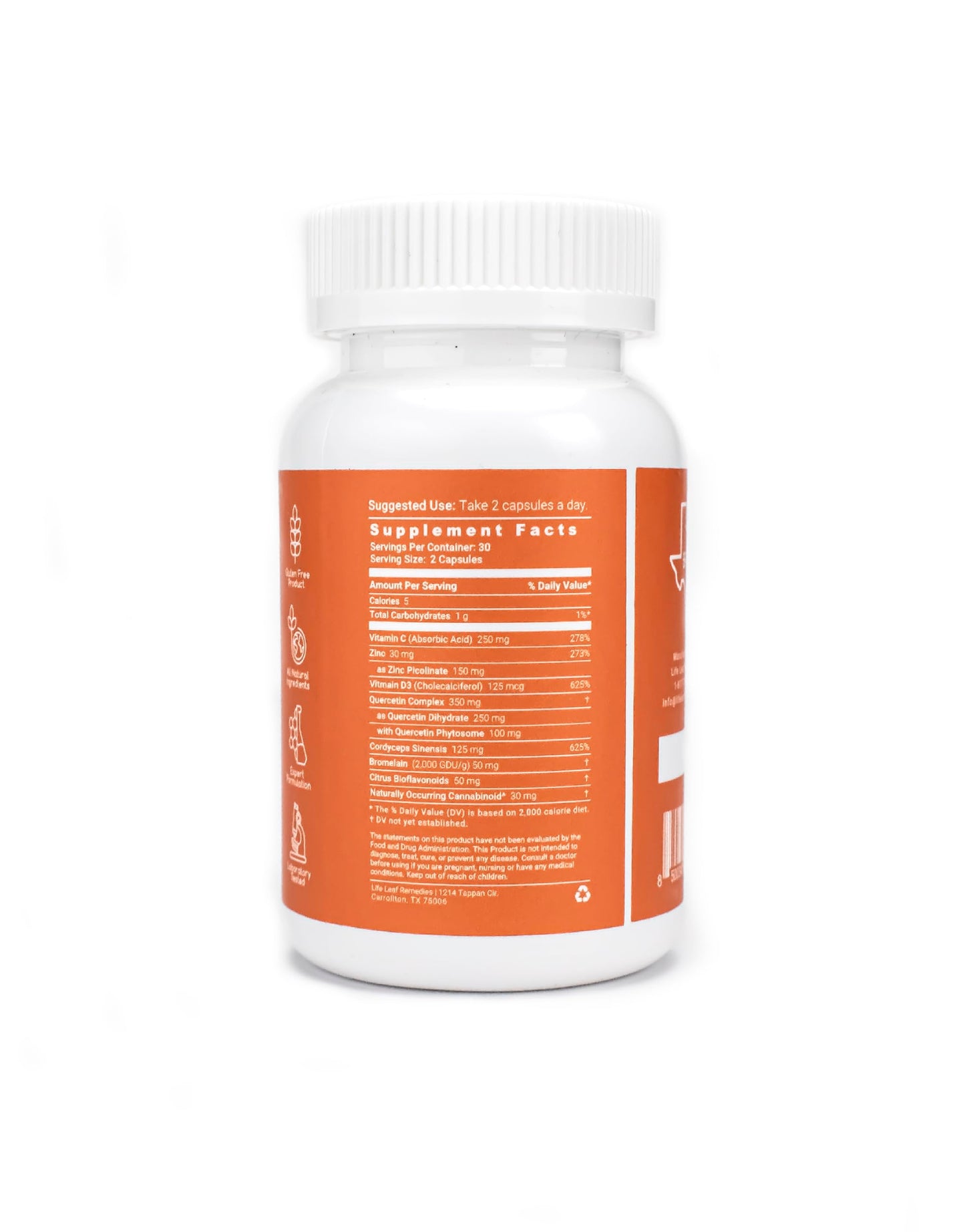 Life Leaf Remedies Immune System Boosters for Adults Immunity Support Capsules, 60 Count