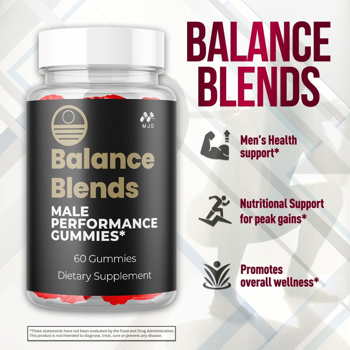 MJO Balance Blends Gummies 60 Gummies