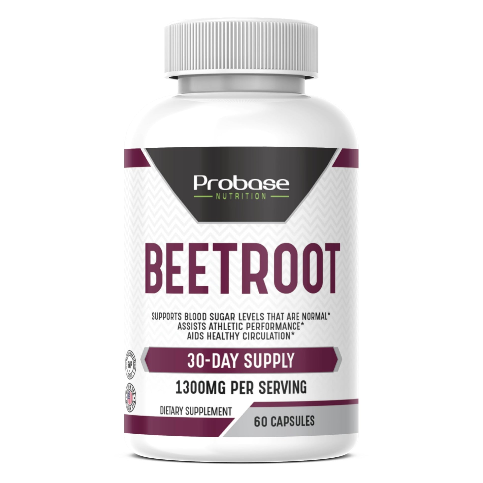 Probase Nutrition Beetroot Capsules, 60 Count