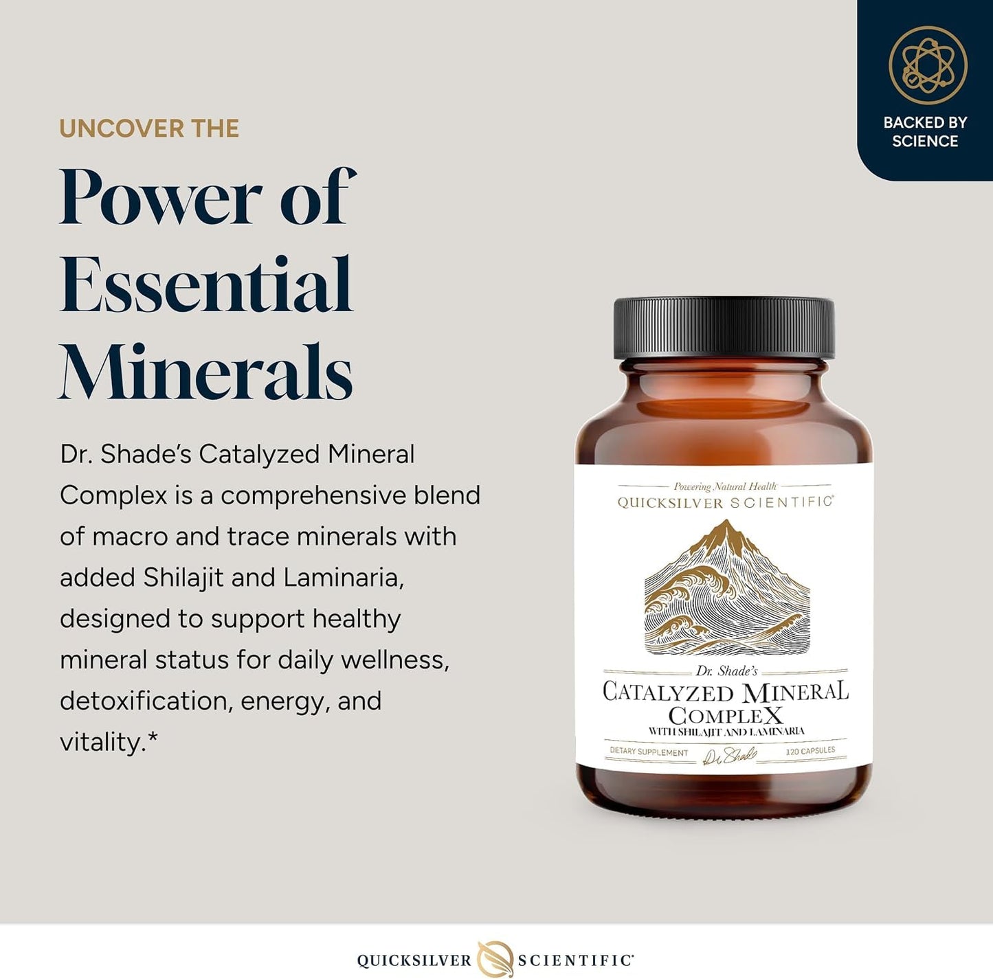 Quicksilver Scientific Dr. Shade's Catalyzed Mineral Complex Capsule, 120 Count