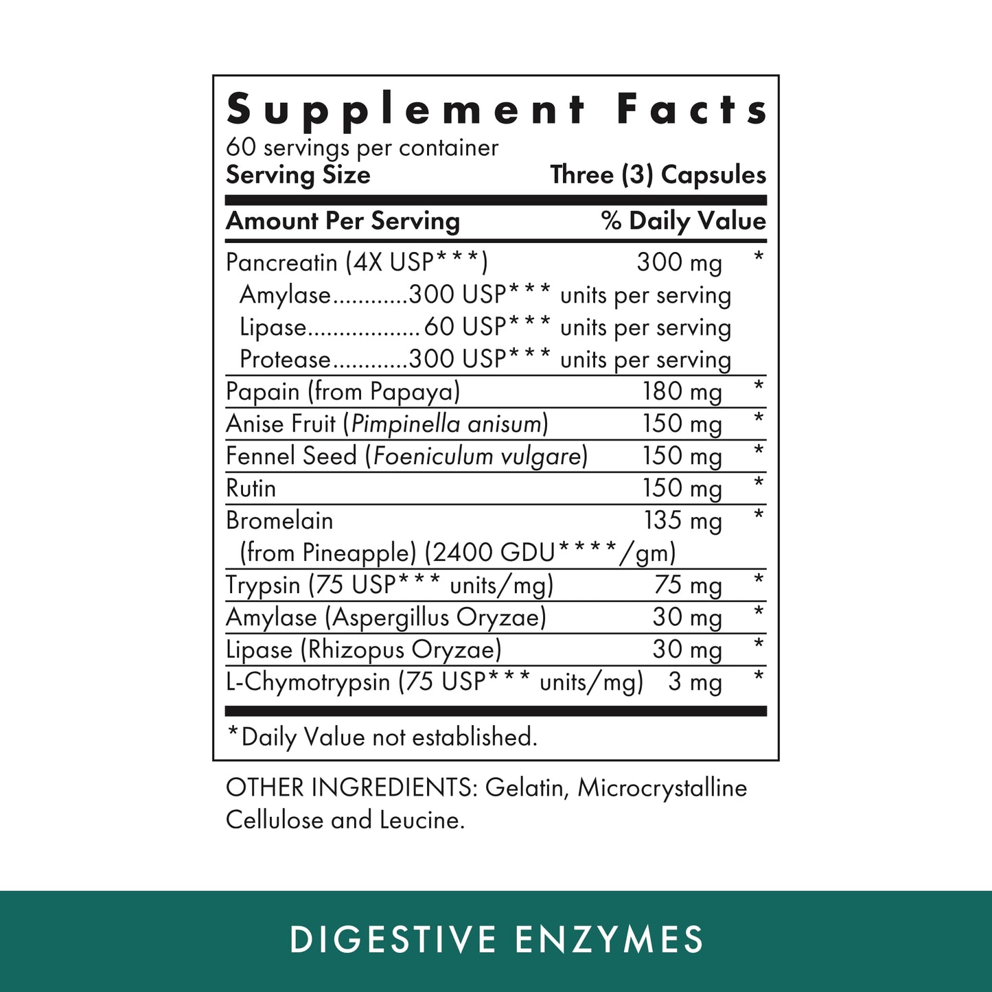 MICHAEL'S Digestive Enzymes Capsules, 180 Count