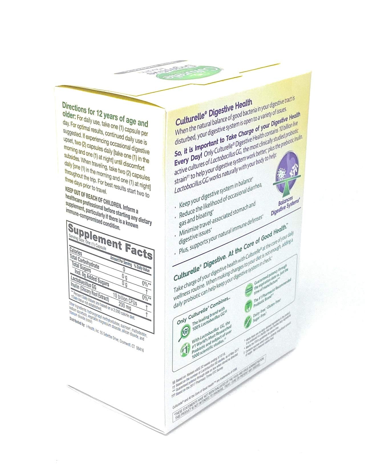 Culturelle Digestive Health Probiotic Capsules, 80 Count