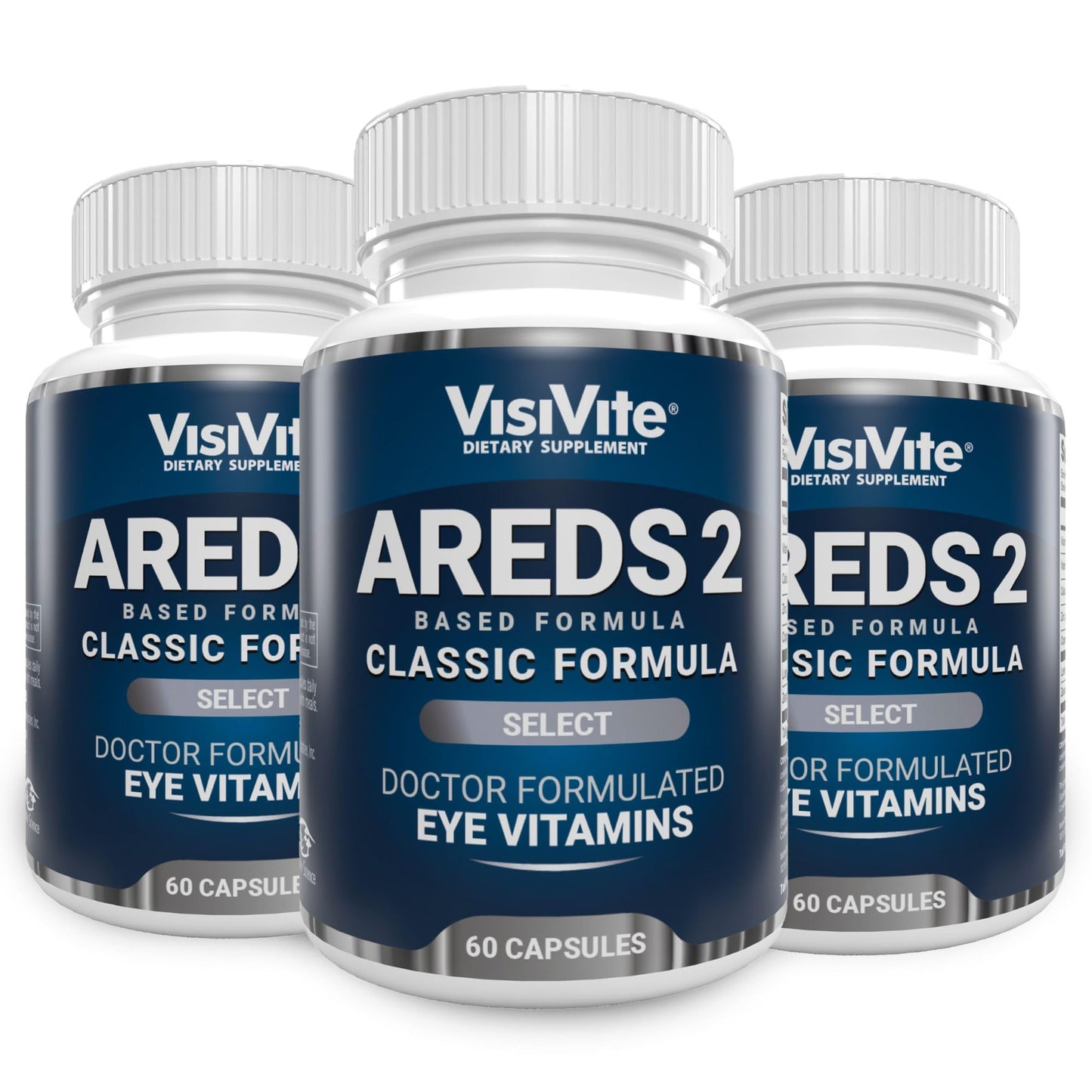 VisiVite AREDS 2 Select Eye Vitamins for Macular Support CAPSULES, 60 Capsules