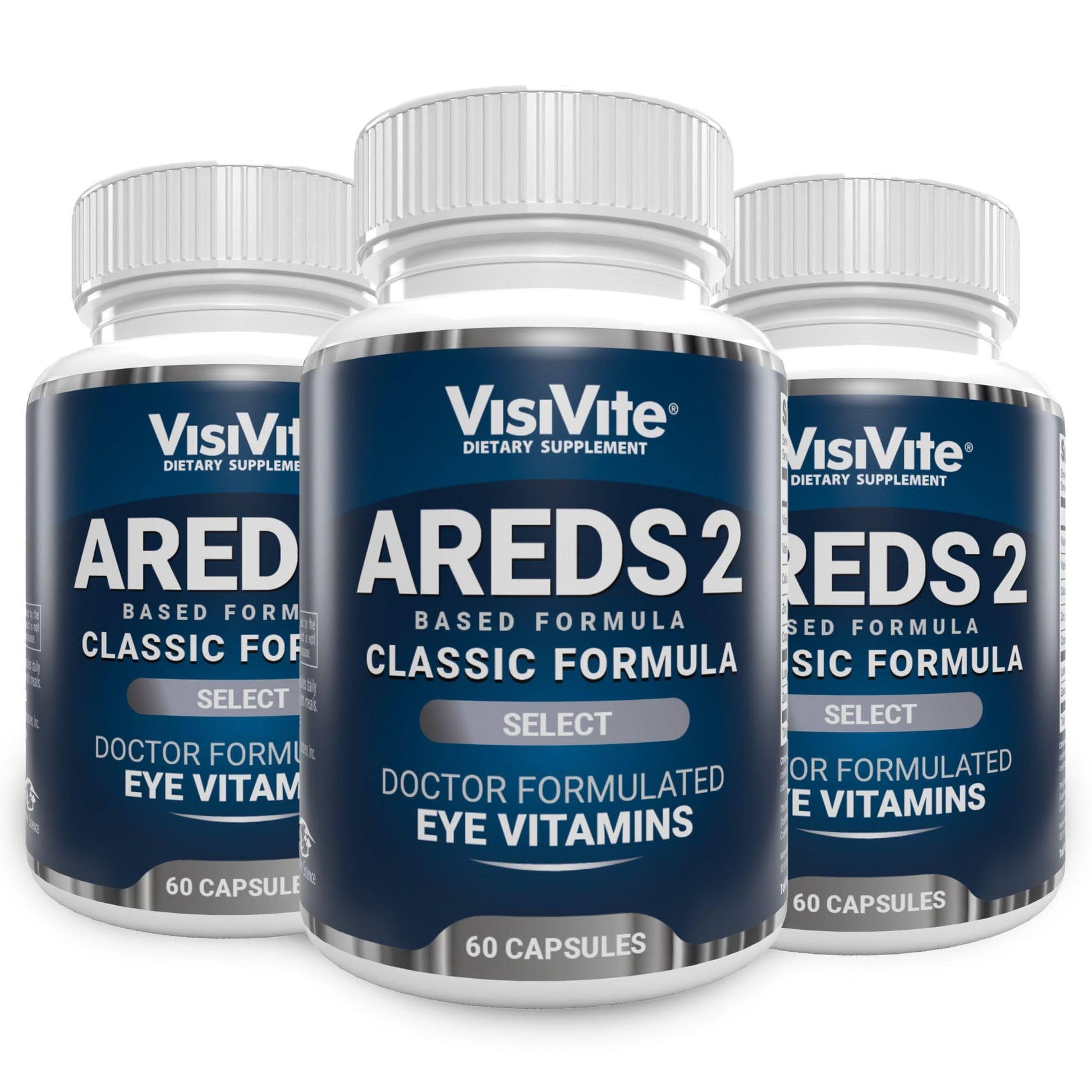 VisiVite AREDS 2 Select Eye Vitamins for Macular Support CAPSULES, 60 Capsules