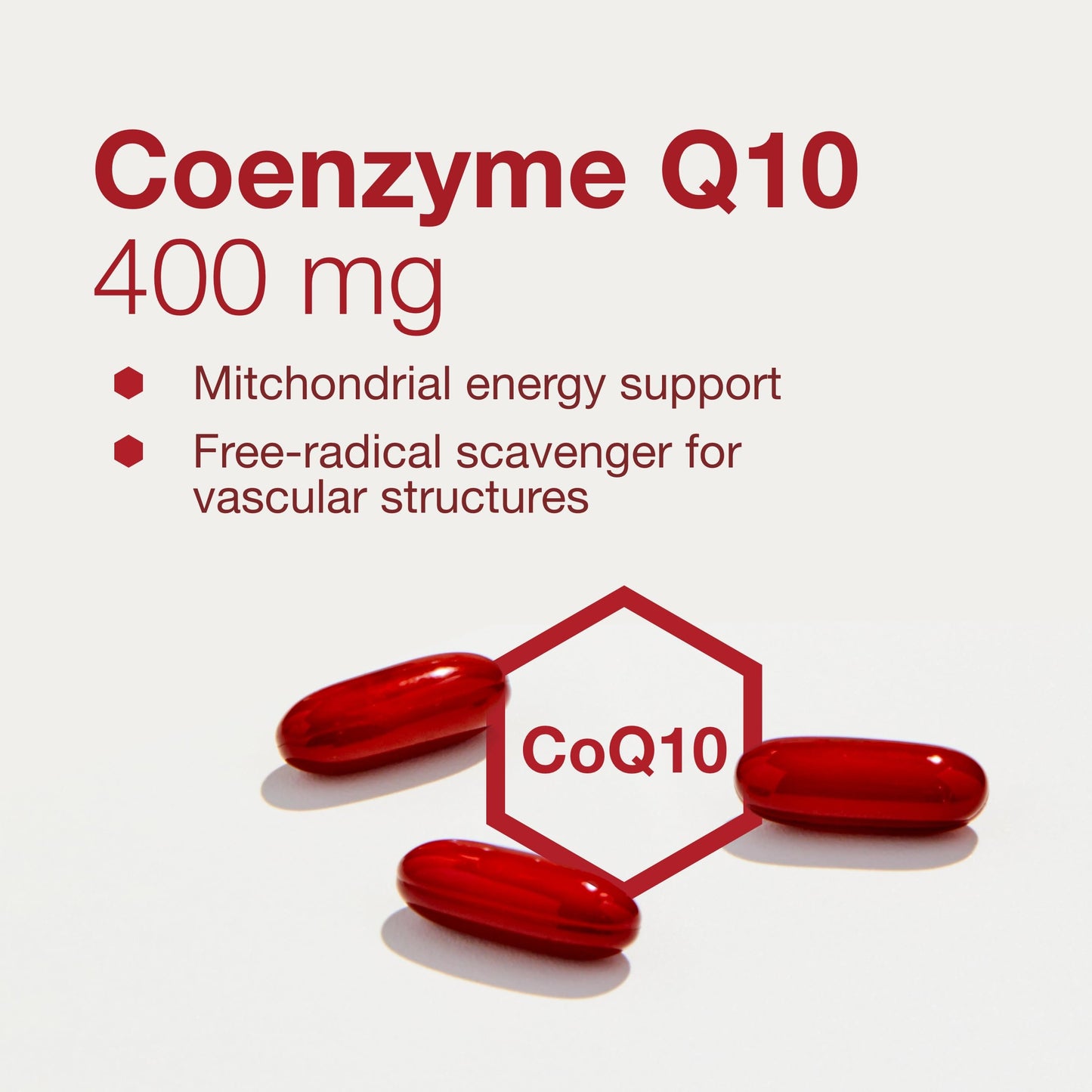 Protocol for Life Balance CoQ10 400mg with Vitamin E & Soy Lecithin Softgel, 60 Count