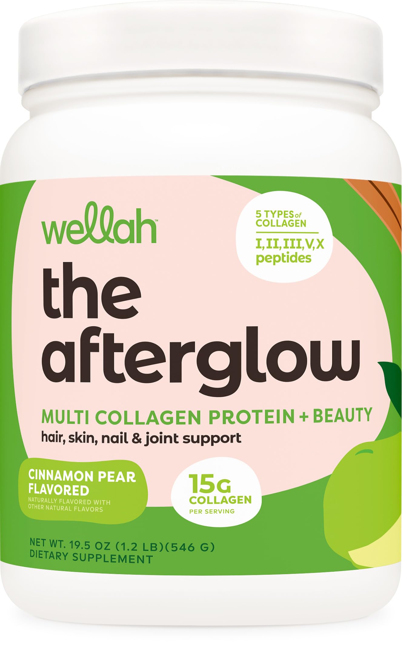 Wellah The Afterglow Multi Collagen Protein + Beauty Powder 19.5