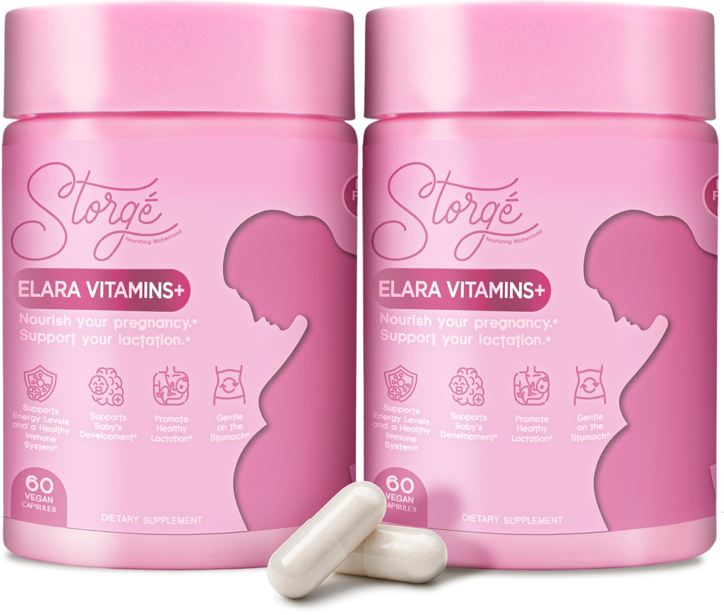 STORGE MOTHERHOOD Elara Prenatal & Postpartum Vitamins, Capsule, 60