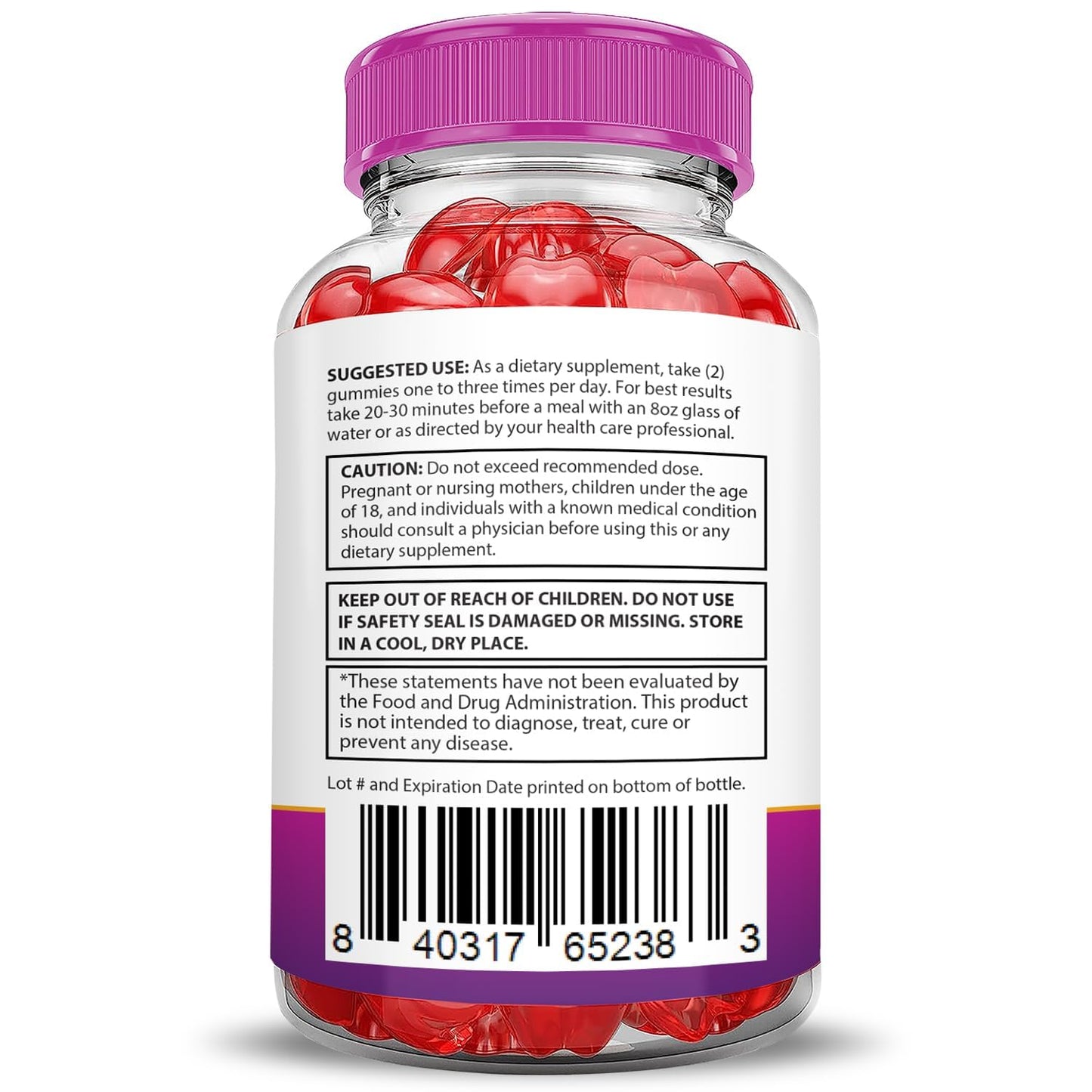 Justified Laboratories Ripped Results Keto ACV Extreme Gummies, 180 Count
