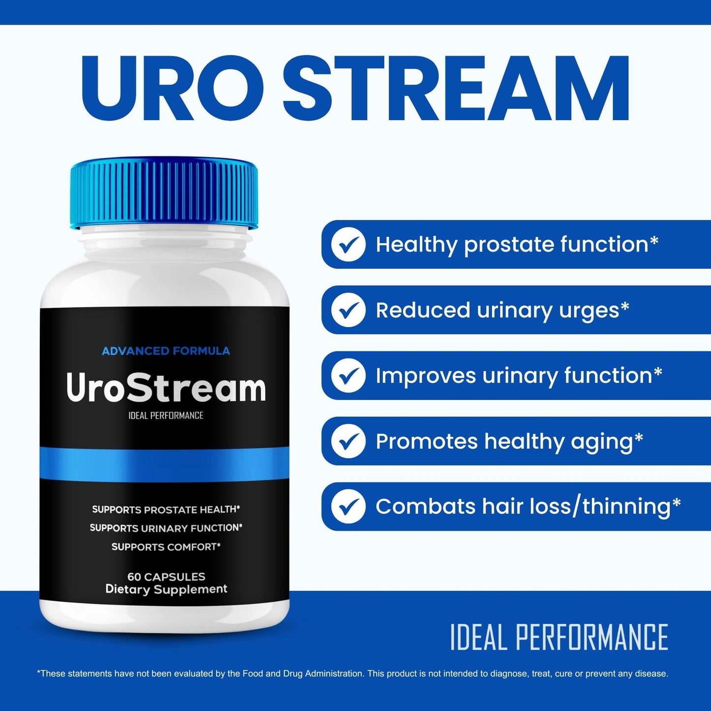 IDEAL PERFORMANCE UroStream Capsules 120 Capsules