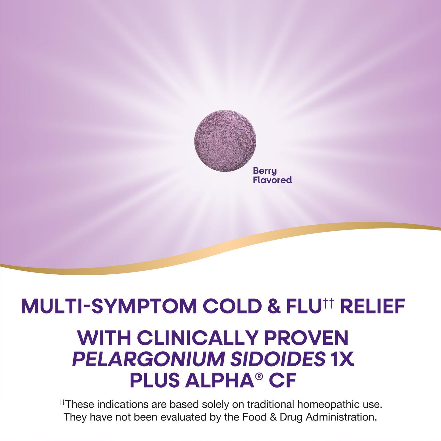 Nature's Way Sambucus Cold + Flu Relief Elderberry Tablets, 20 Tablets