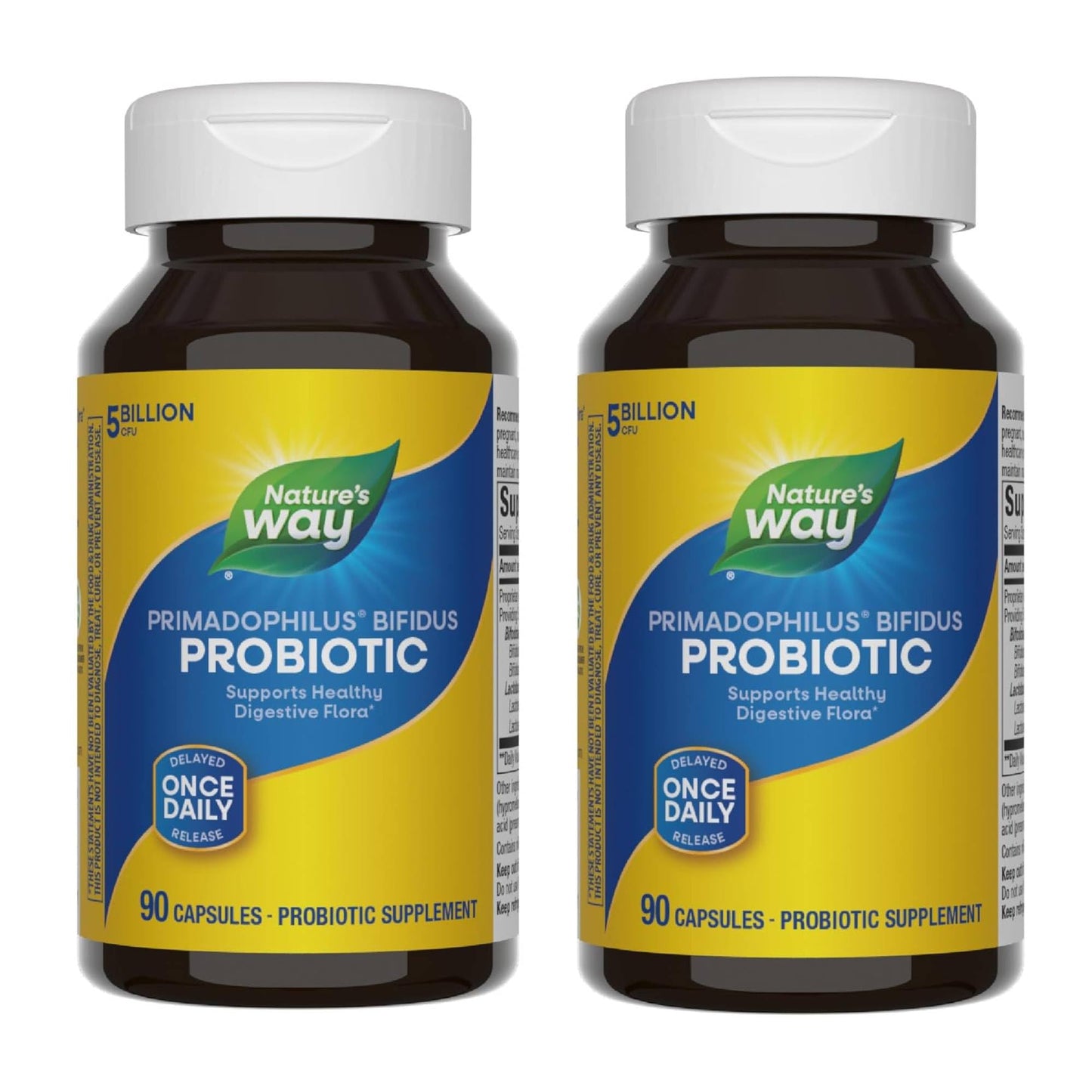 Nature's Way Primadophilus Bifidus Probiotic Capsule, 90 Capsules