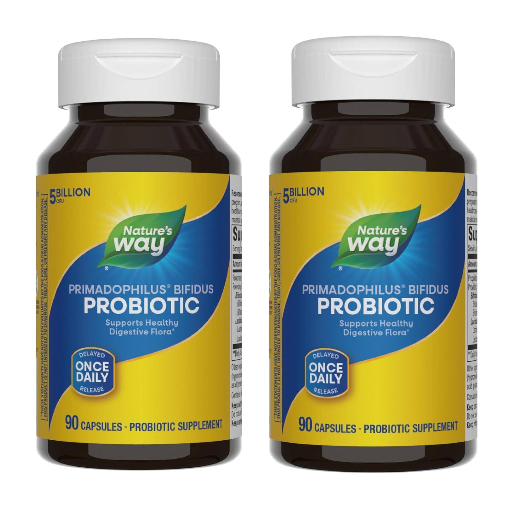 Nature's Way Primadophilus Bifidus Probiotic Capsule, 90 Capsules