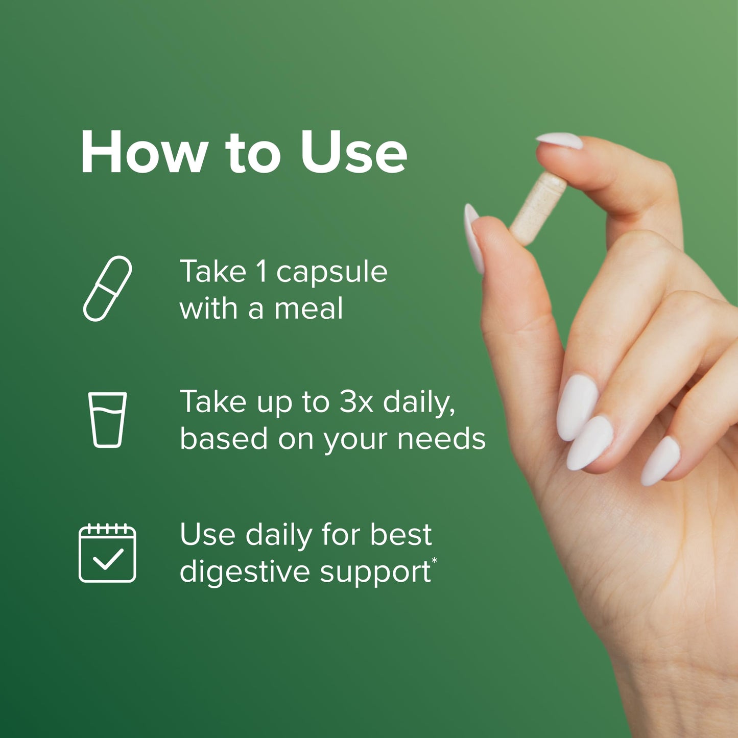 nbpure Vegan Digestive Enzyme Complex Capsule 90 Count