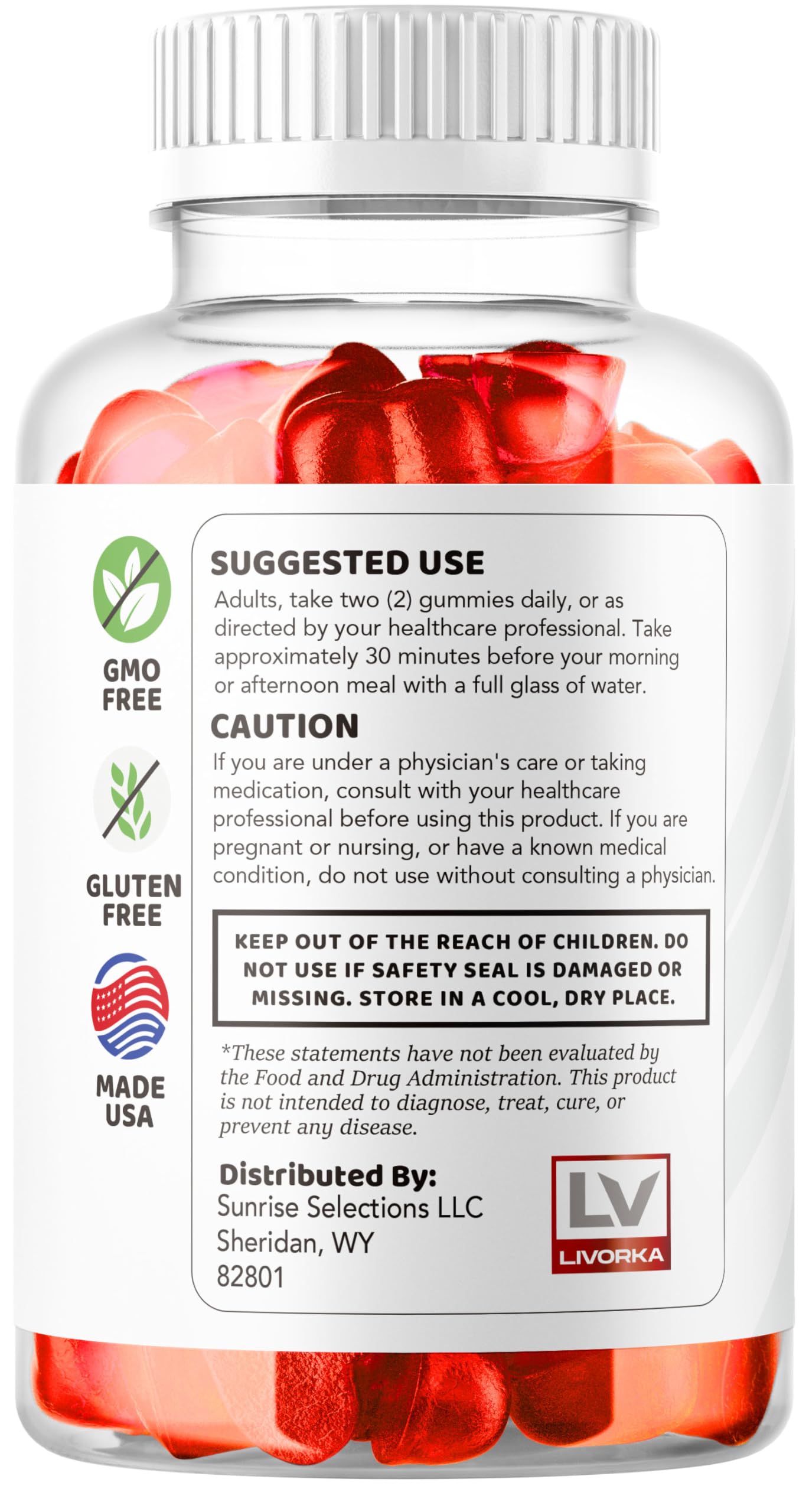 LIVORKA Ketosyn Keto Gummies ACV 300 Gummies