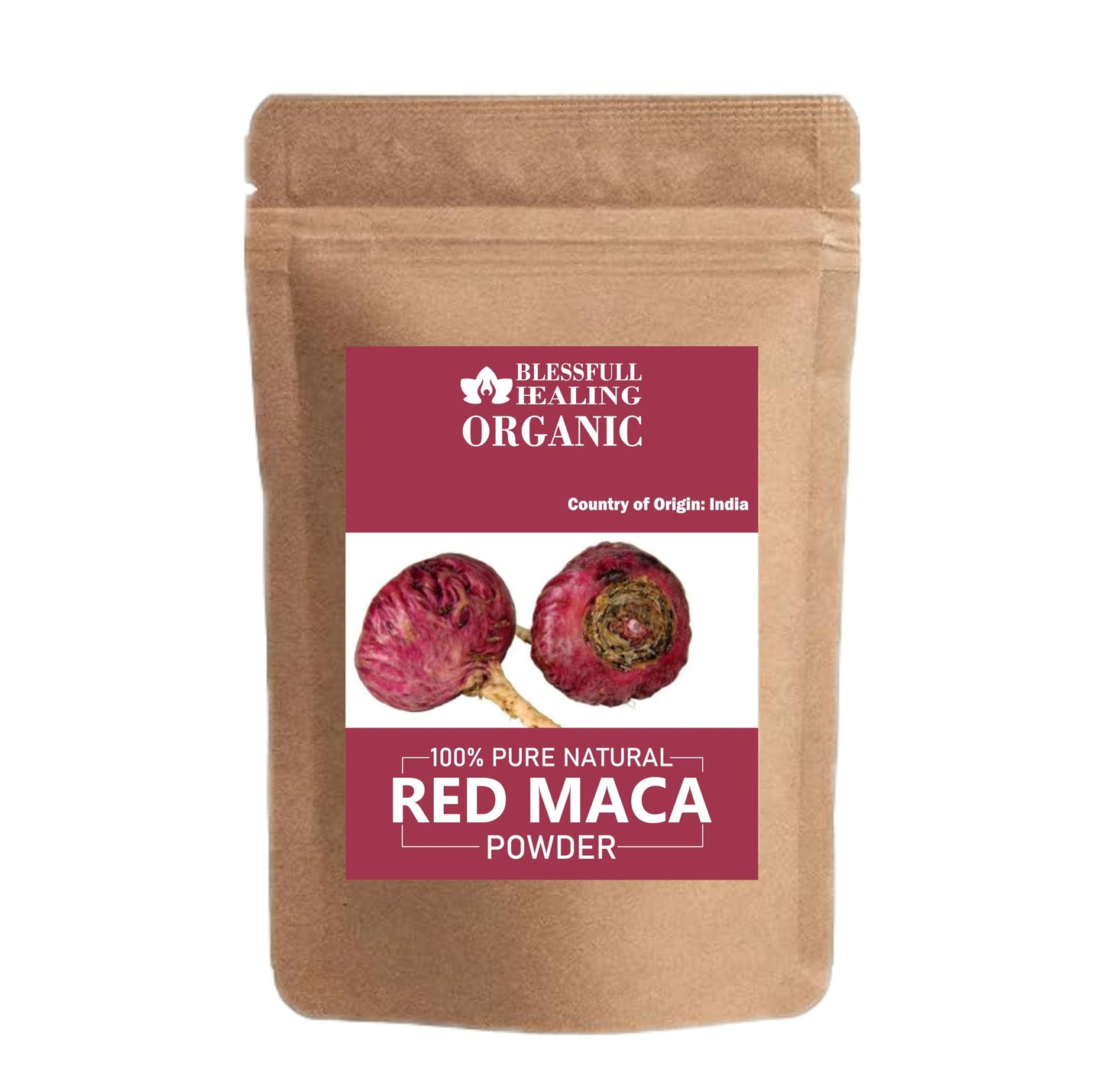 Blessfull Healing Organic Red Maca Powder 10.58 oz