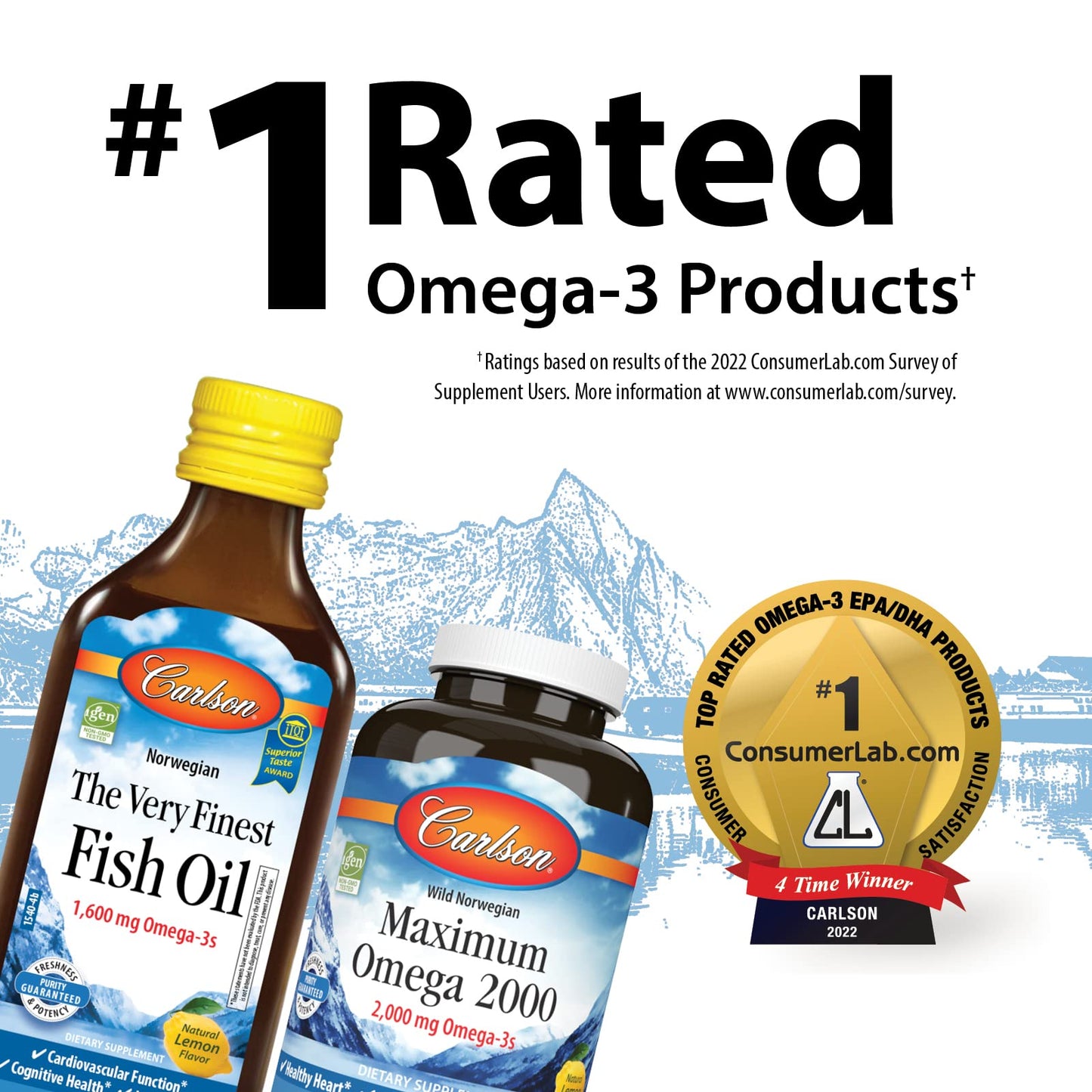 Carlson Cod Liver Oil Gems Softgels 150 Softgels