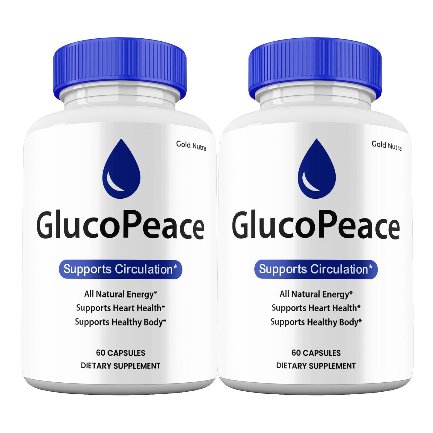 Gold Nutra GlucoPeace Capsules, 2 Count