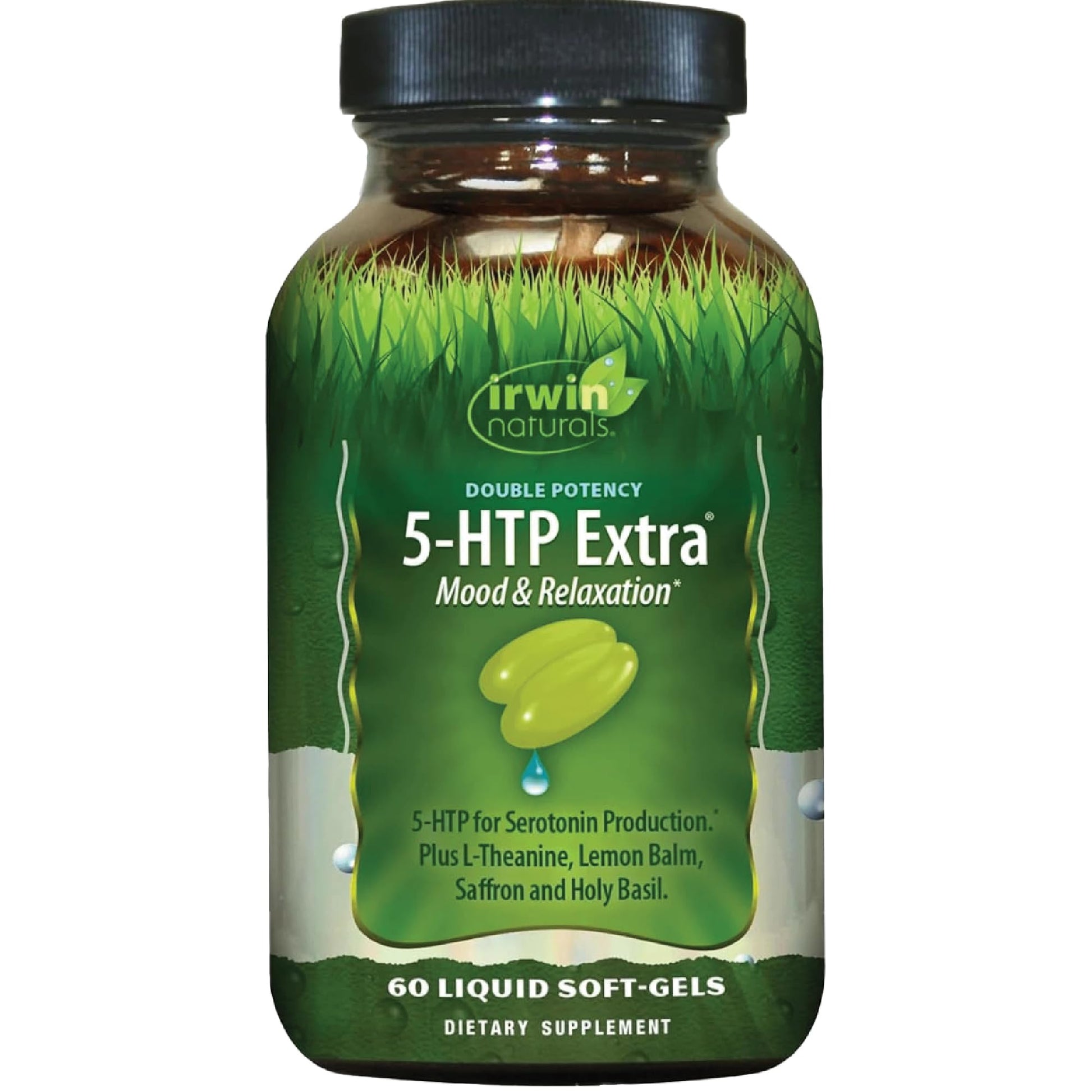 Irwin Naturals Double Potency 5-HTP Extra Mood Balance Formula Softgel 60 Count