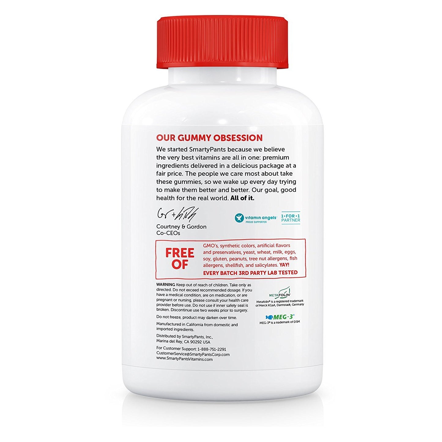 SmartyPants Kids Complete Gummy Vitamins 180 Count