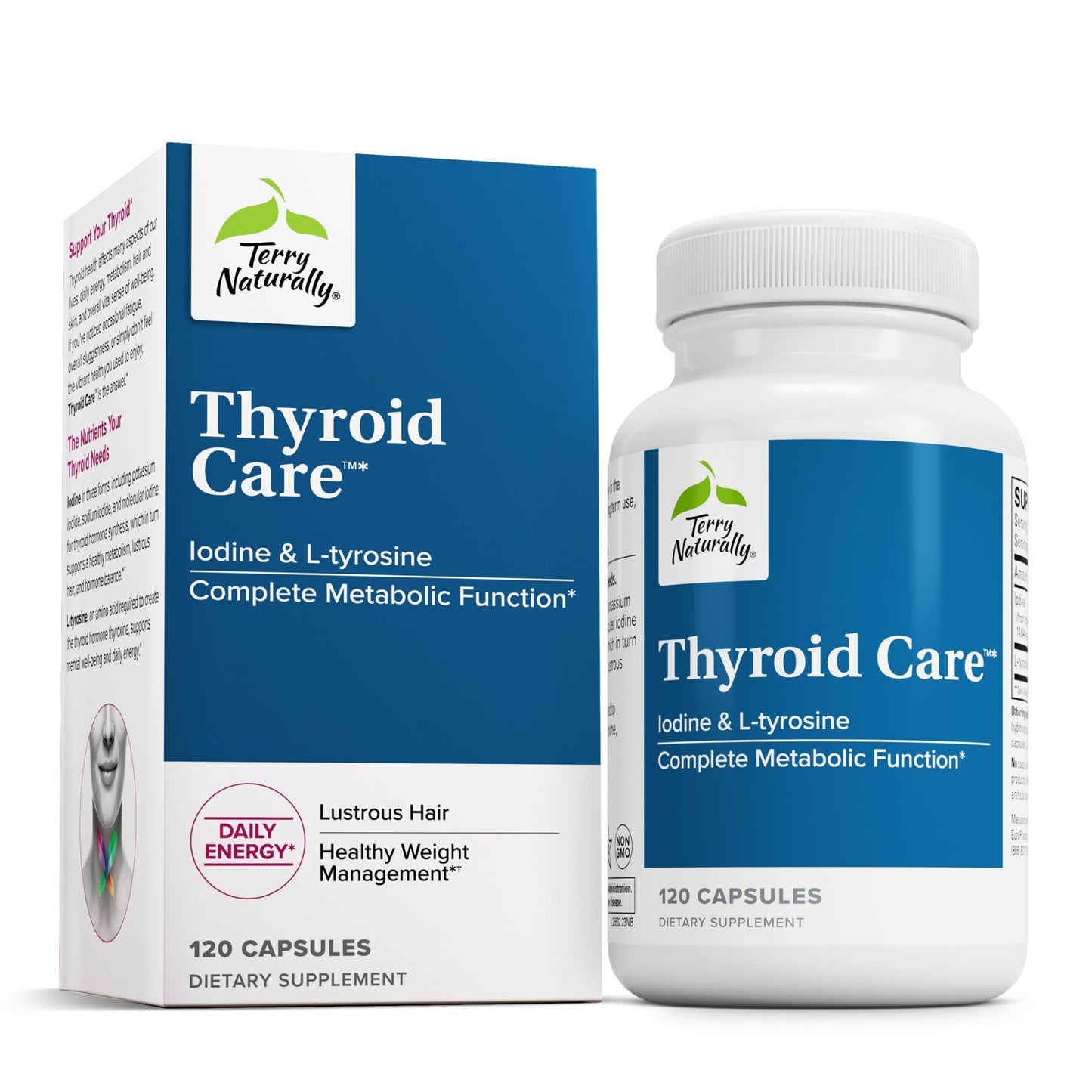 Terry Naturally Thyroid Care Thyroid Health, 120 Capsules
