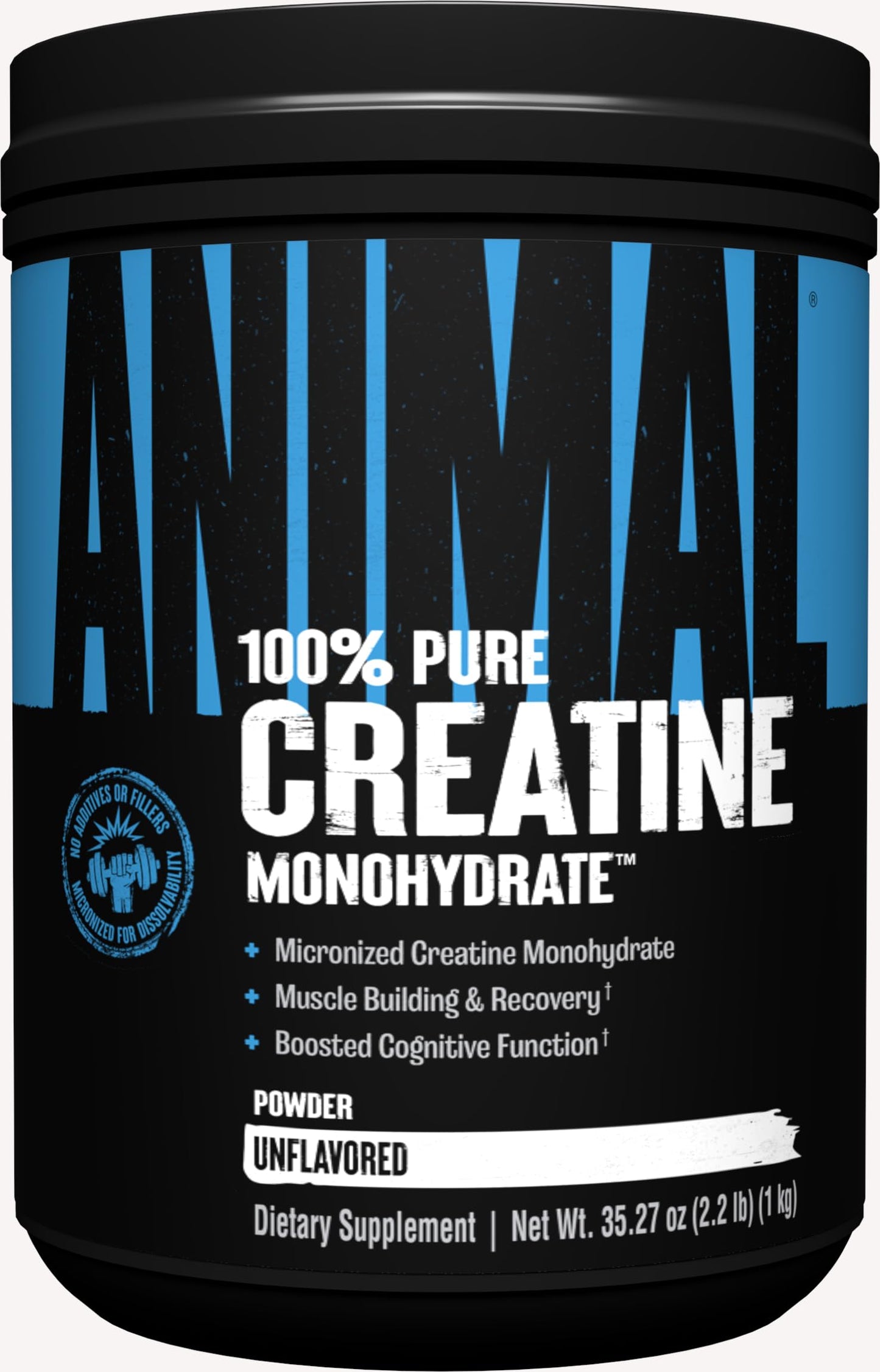 Animal Creatine Monohydrate Powder, 2.2 lb