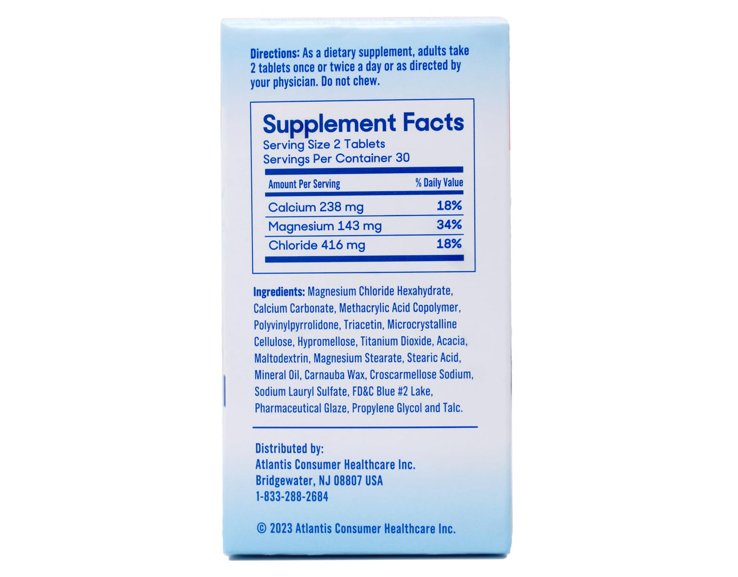 Slow-Mag Magnesium Chloride with Calcium Tablets, 60 Tablets