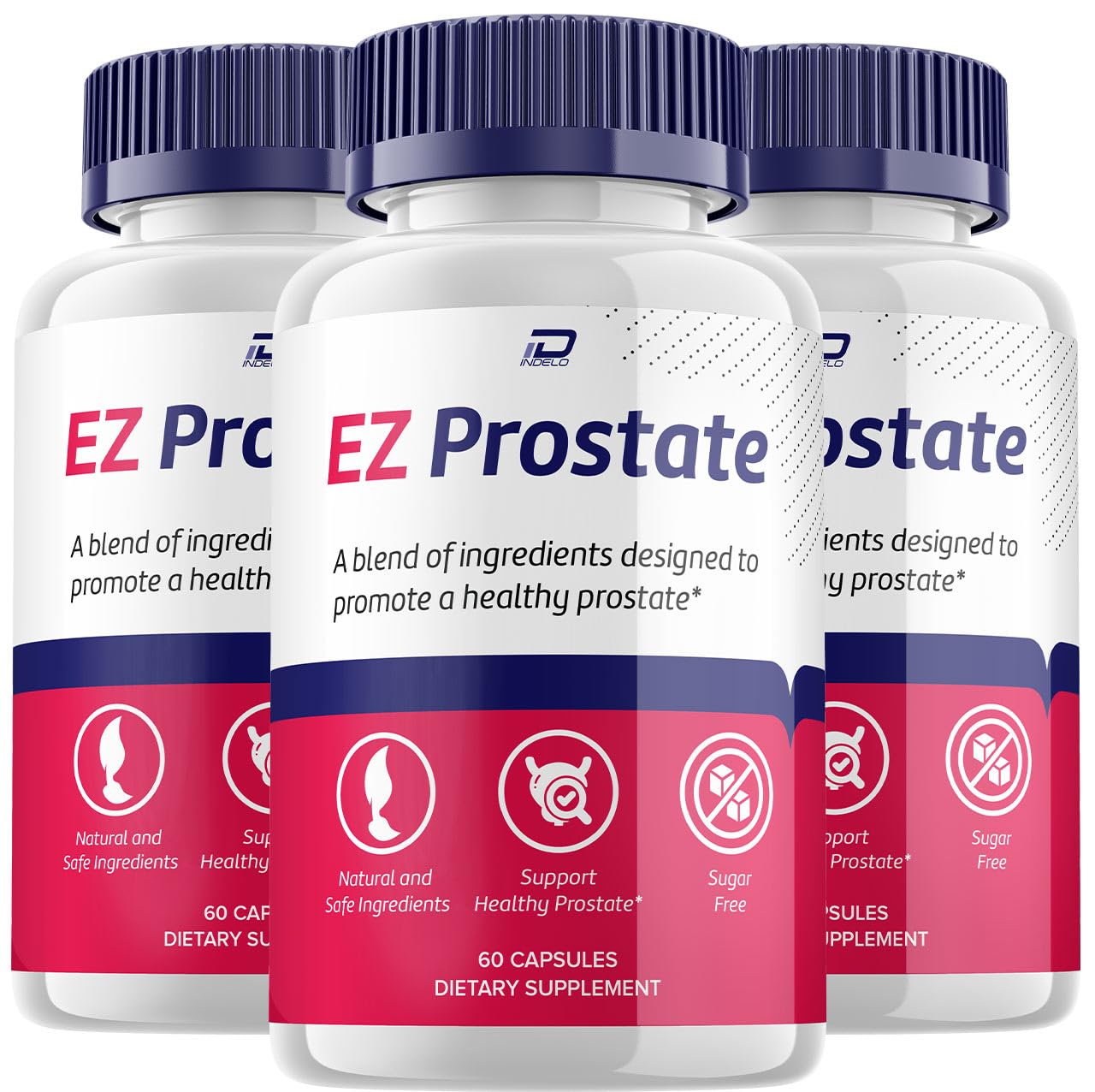 Indelo EZ Prostate Supplement for Men Capsule 180 Count