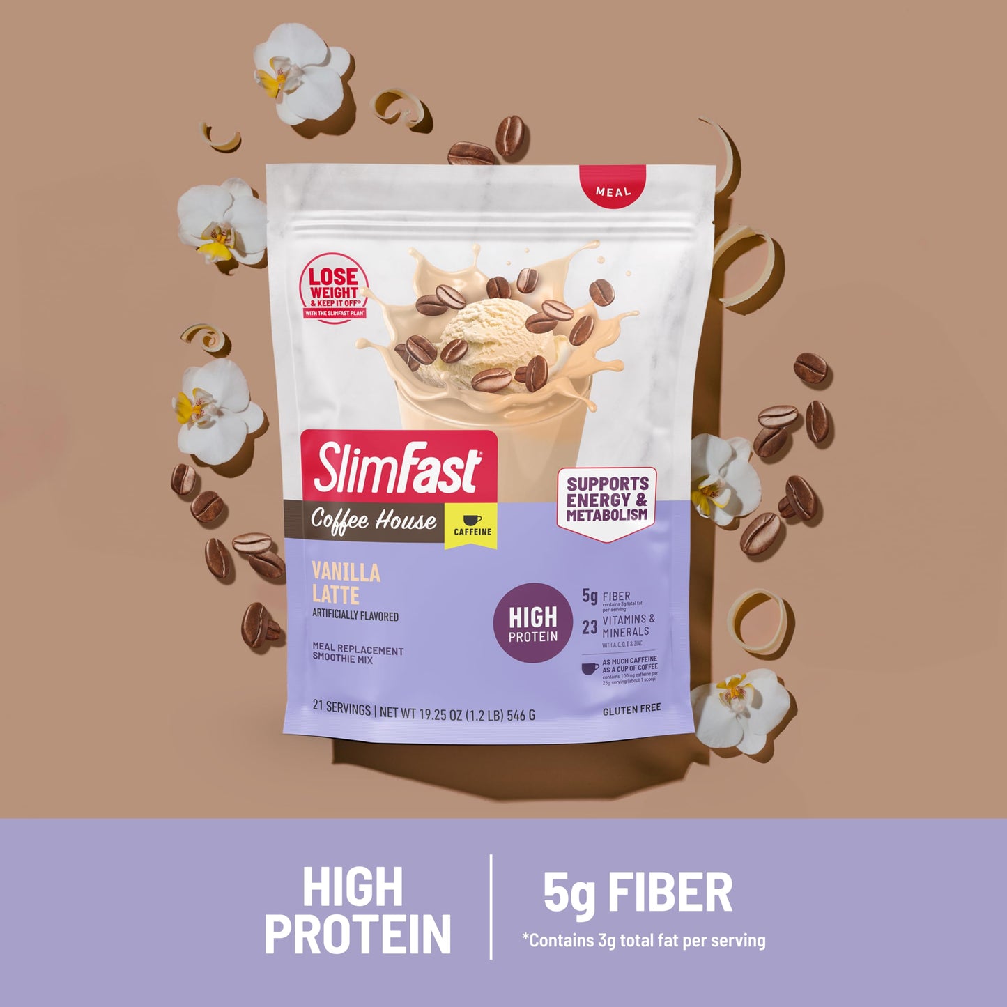 SlimFast High Protein Meal Replacement Powder 19.25 Ounce