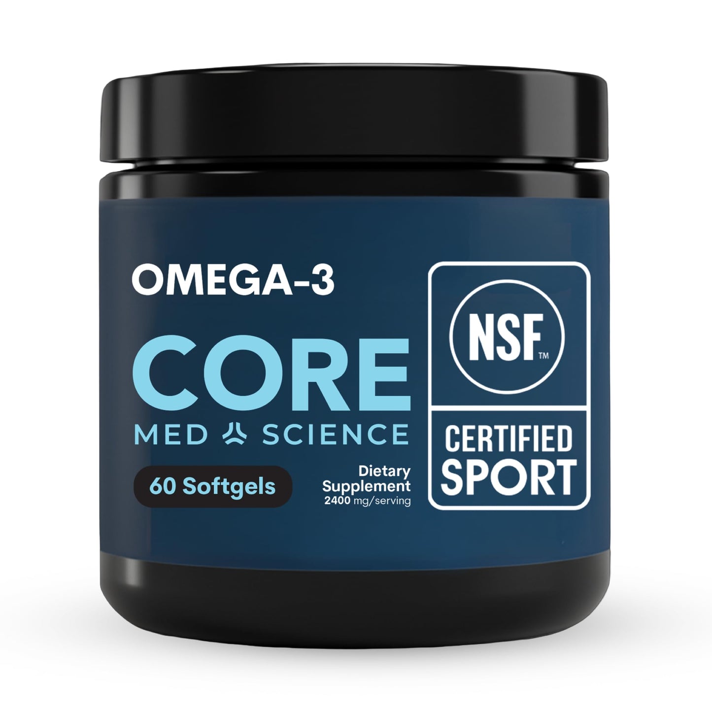 Core Med Science Omega-3 Fish Oil Softgels, 60 Count