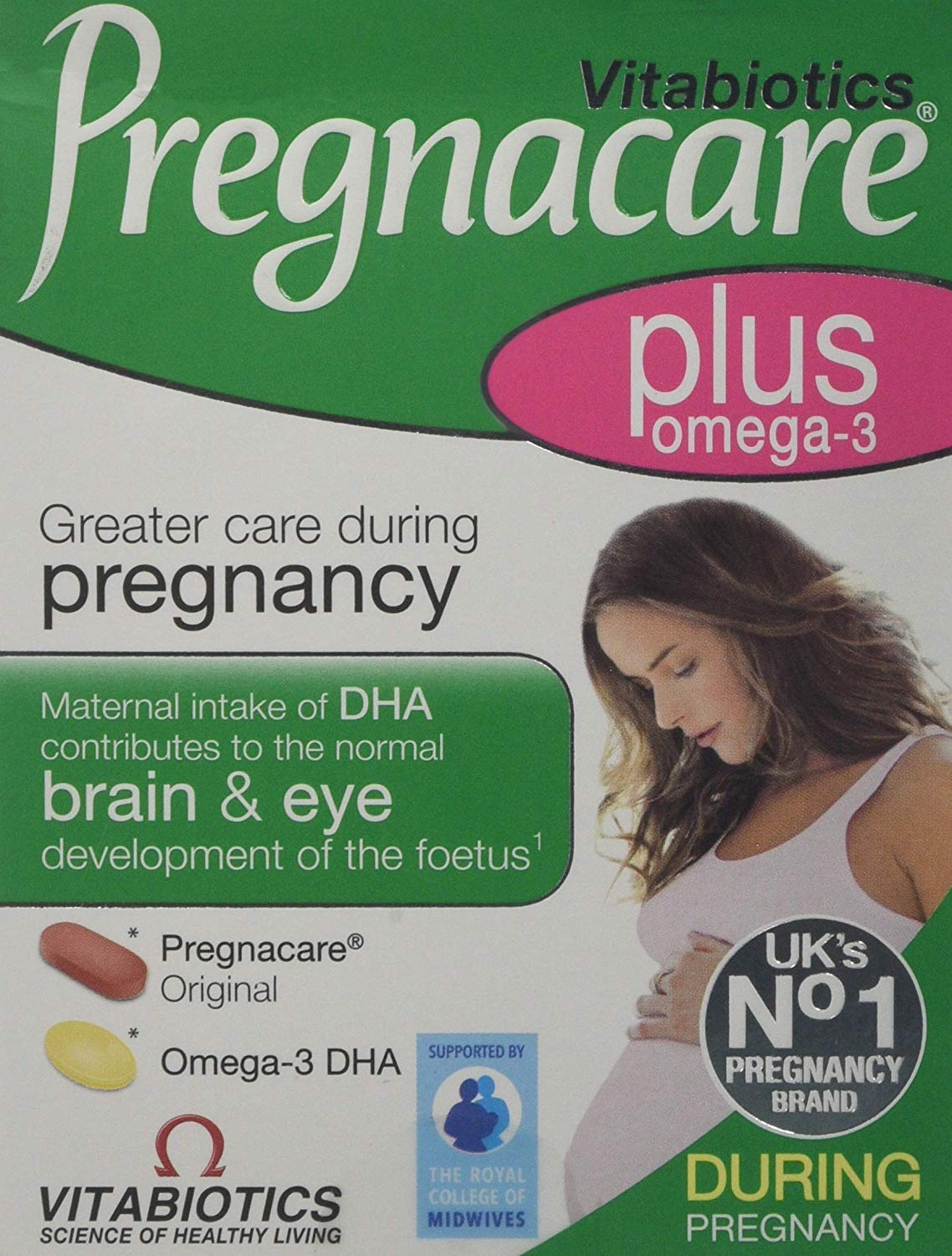 Vitabiotics Pregnacare Plus Omega-3 Tablets, 112 Count