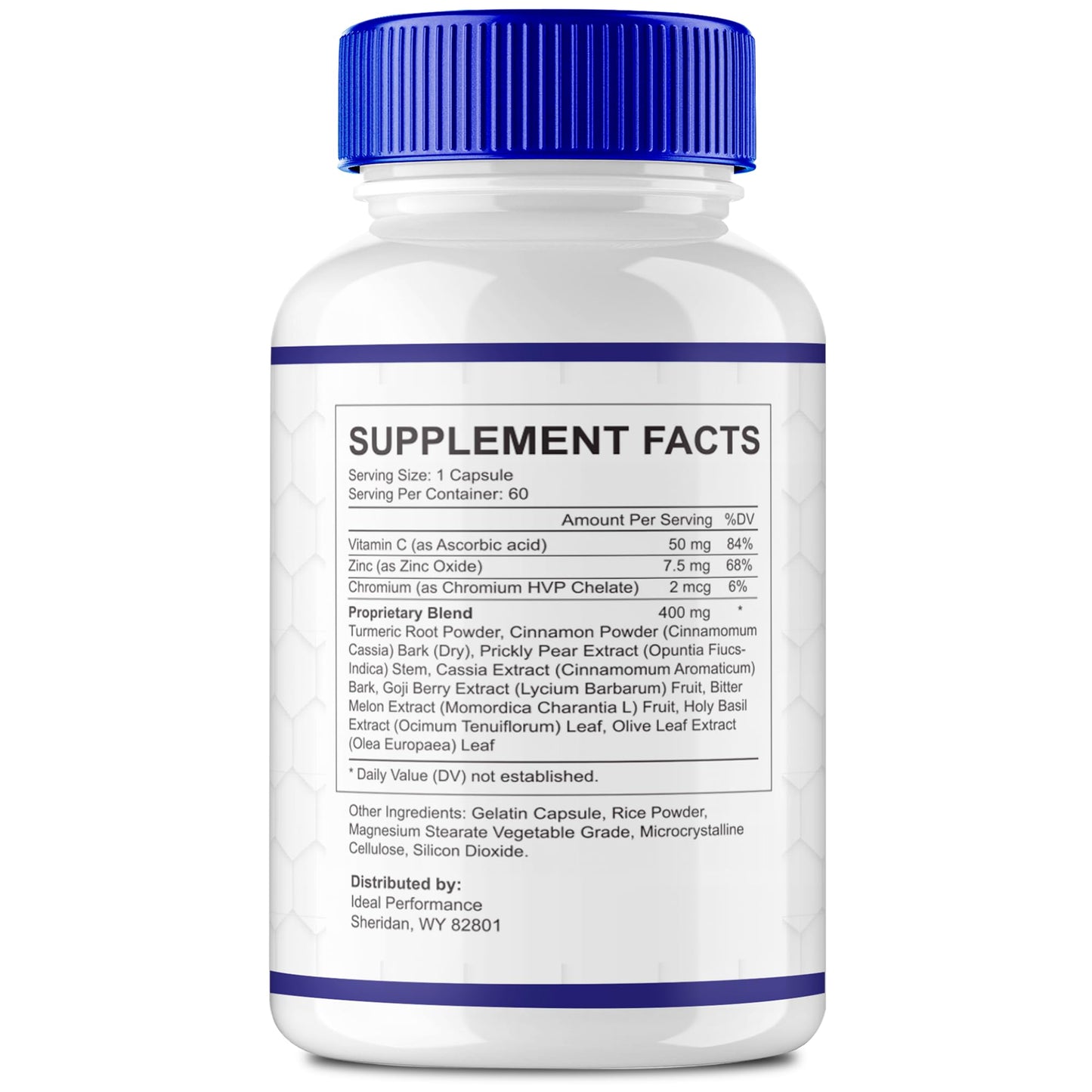 IDEAL PERFORMANCE Gluco Fortex Capsules, 120 Capsules