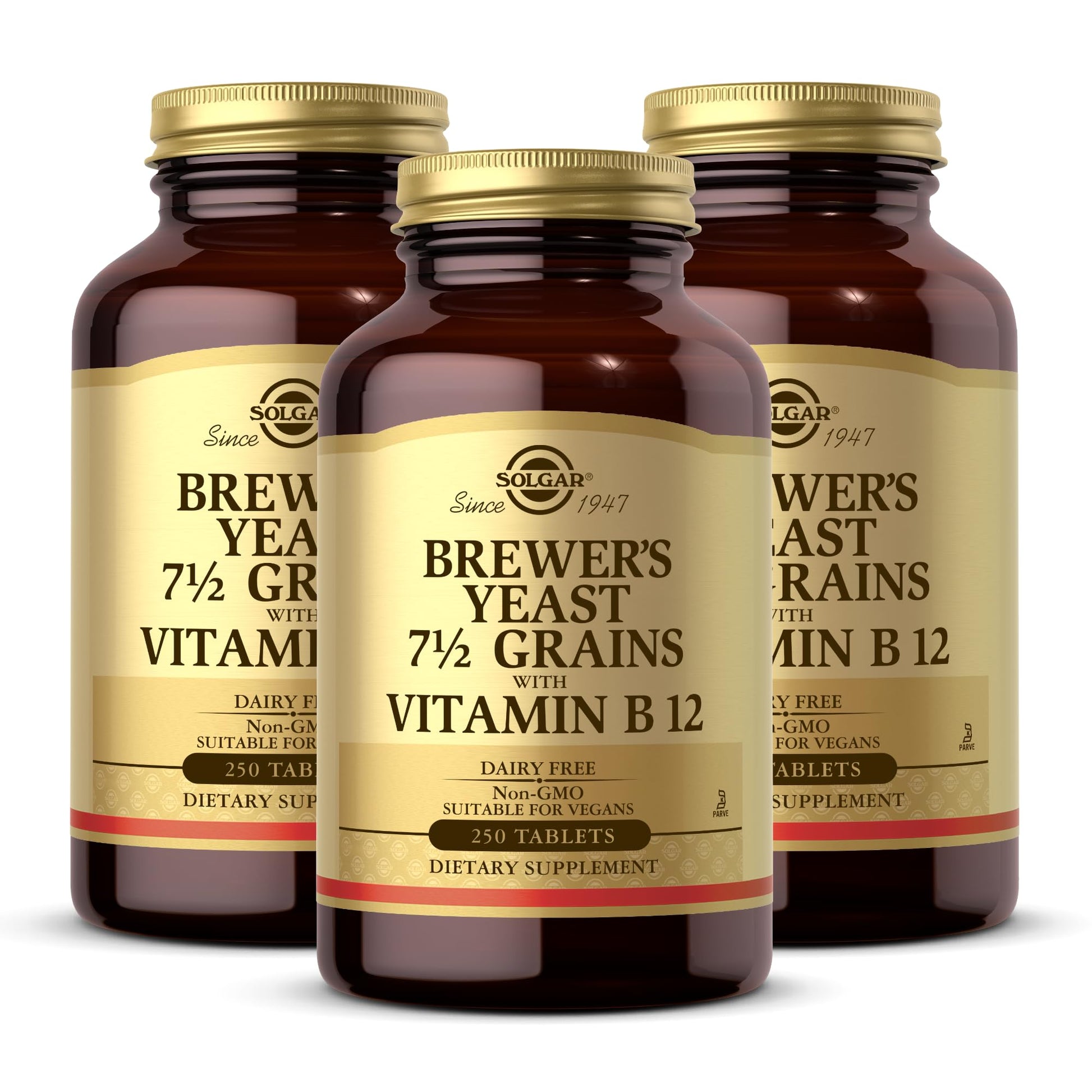 Solgar Brewer's Yeast 7 ½ Grains with Vitamin B12 750 Tablets