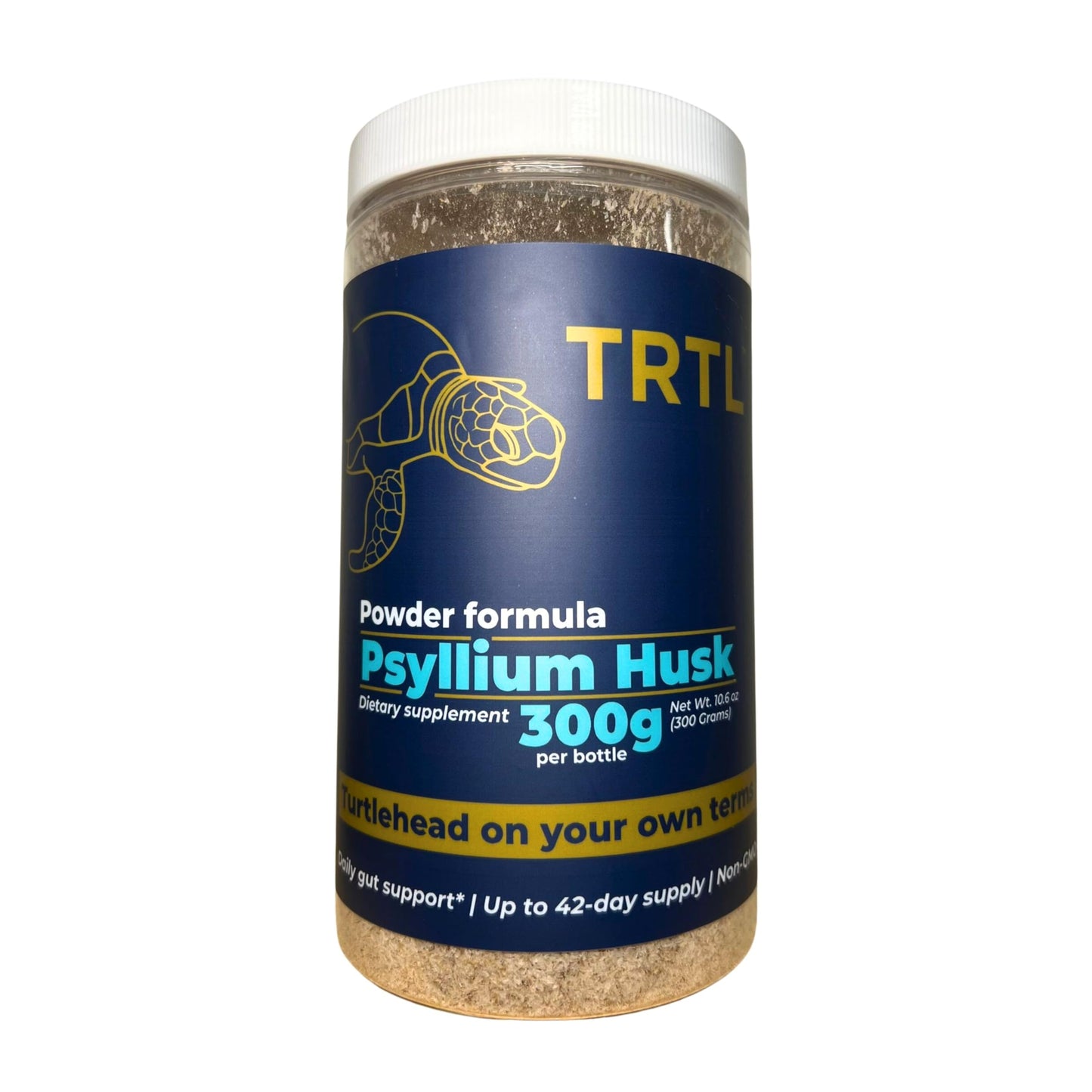 TRTL Supplements Psyllium Husk Powder 10.6 Ounce