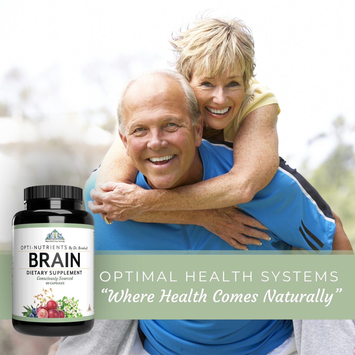 Optimal Health Systems Brain Nootropic Blend Capsules 90 Count