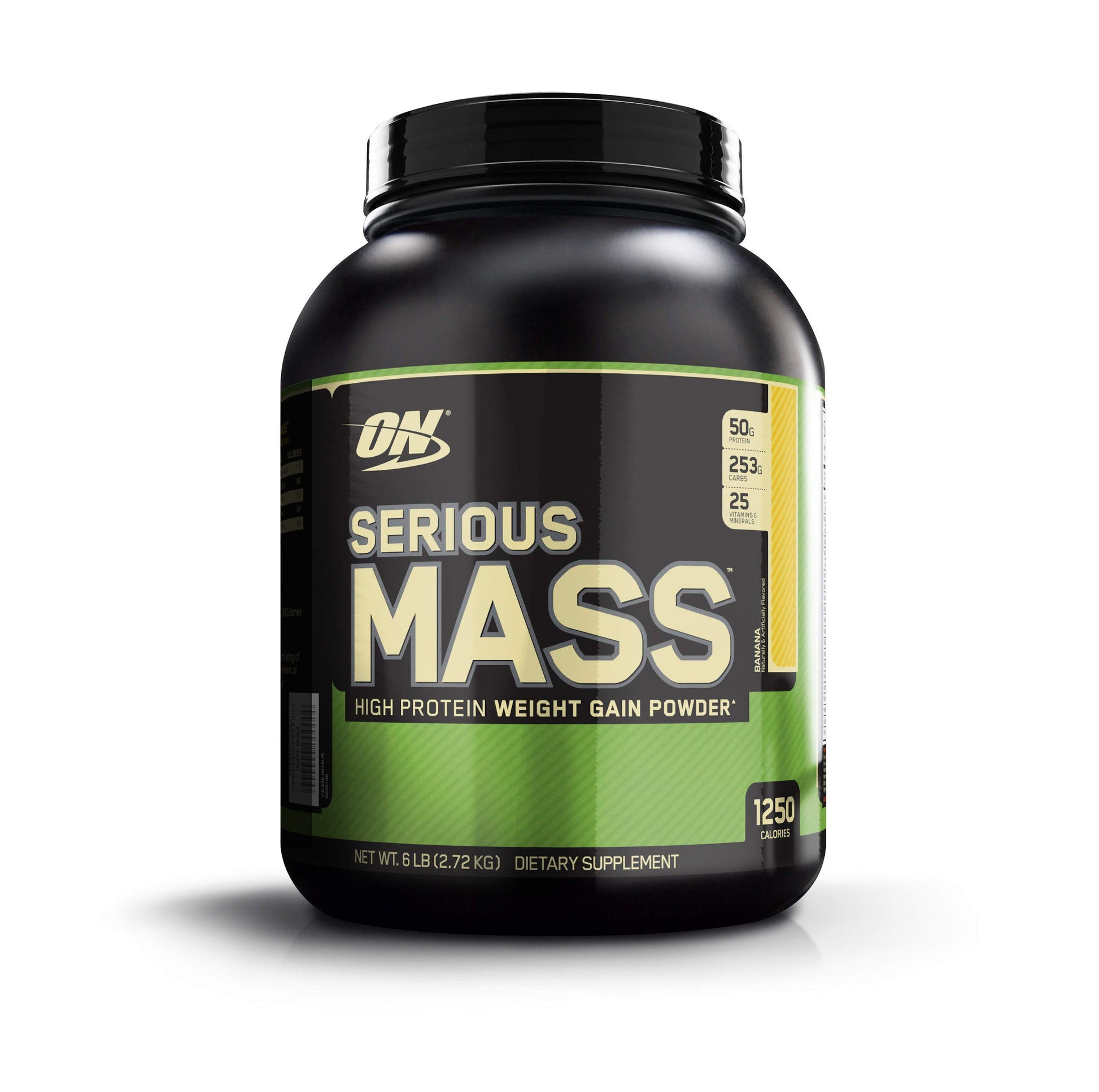 Optimum Nutrition Serious Mass Powder, Banana, 96 Servings