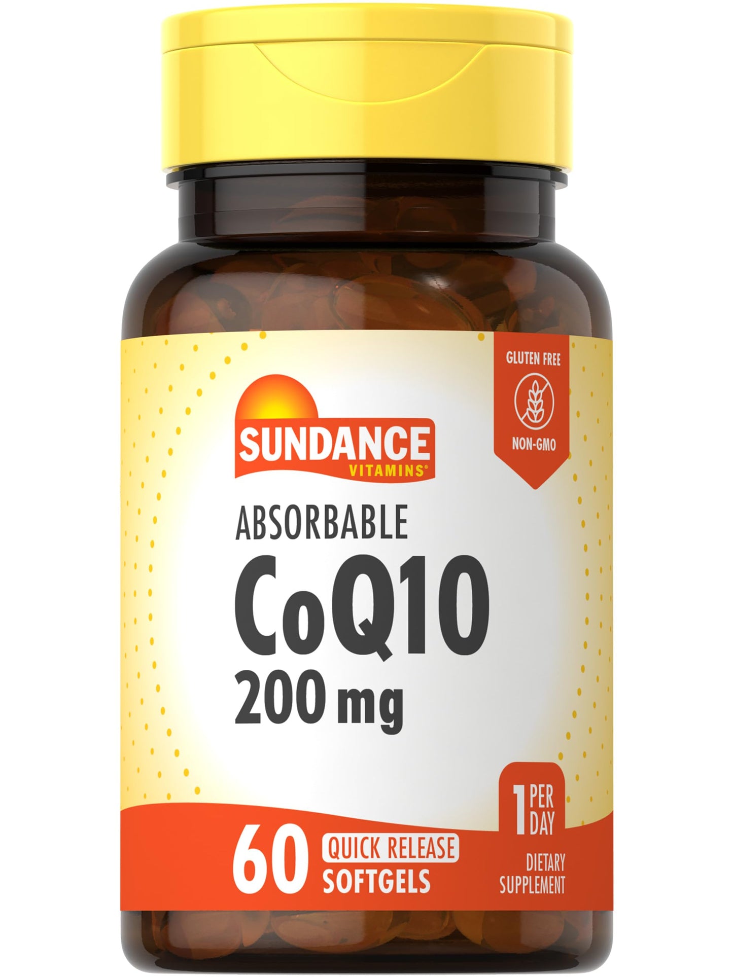 Sundance CoQ10 200mg Softgel 60 Count