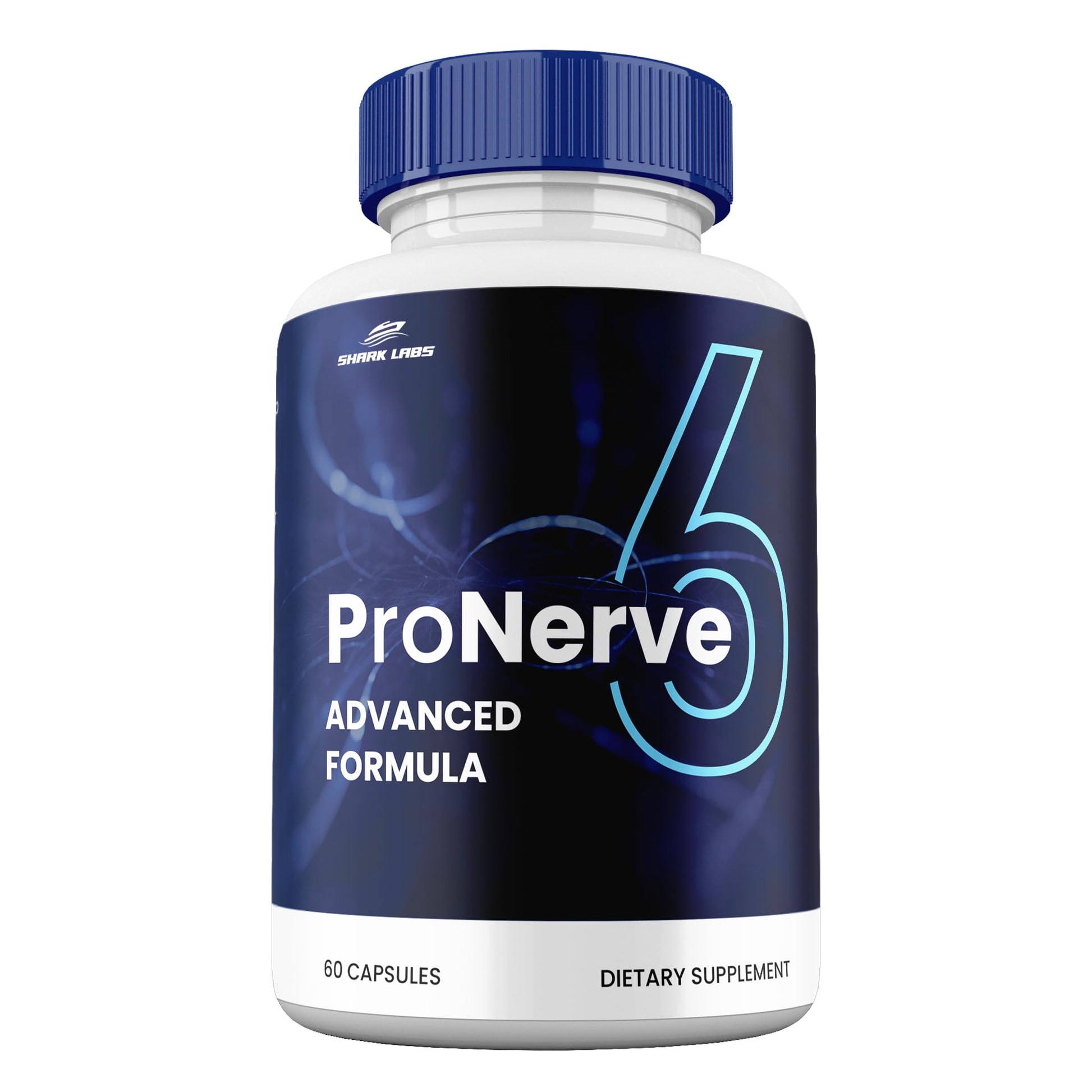 Shark Labs Pro Nerve 6 Cognitive Capsules, 60 Count