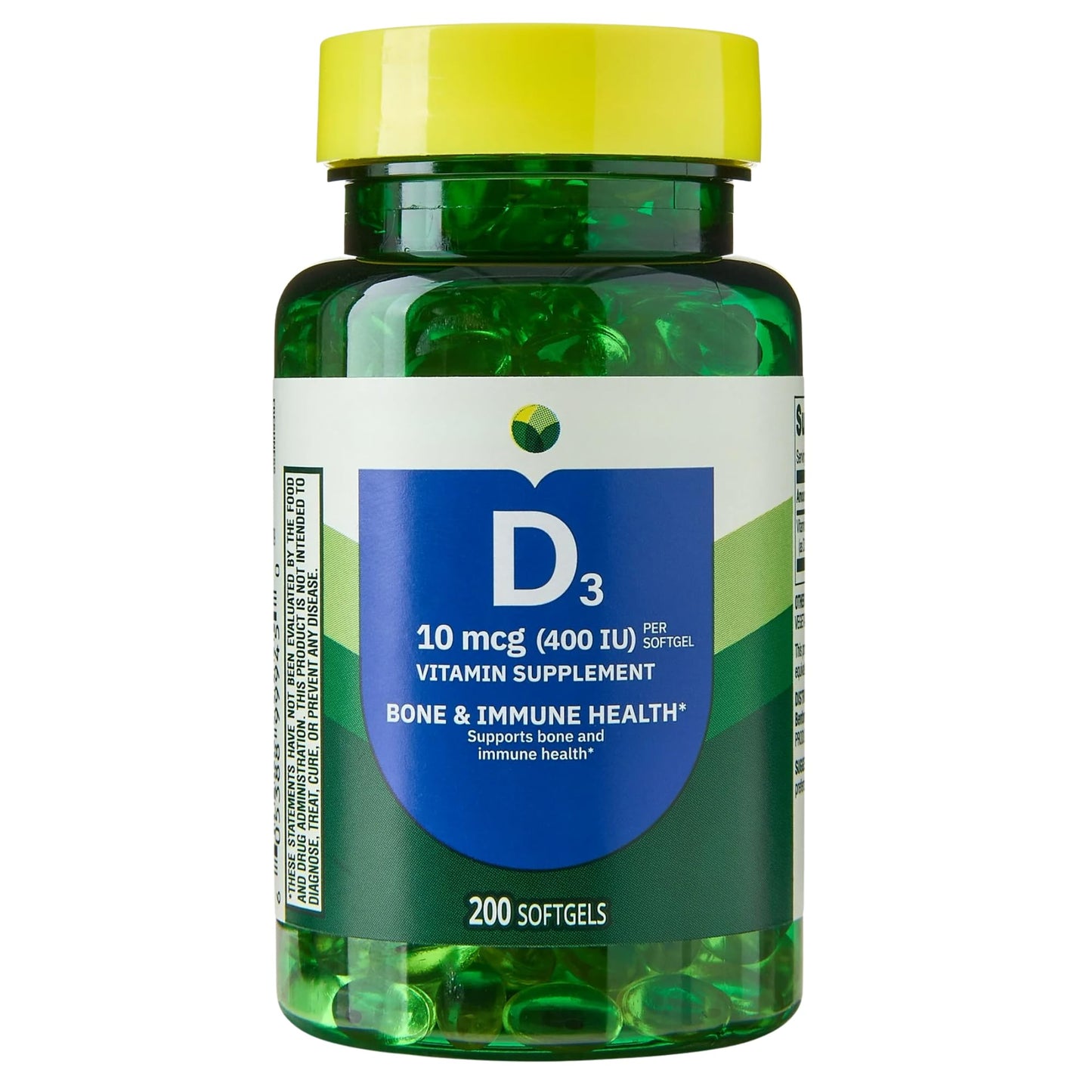 KP+ Vitamin D3 10 mcg (400 IU) Softgels, 200 Count