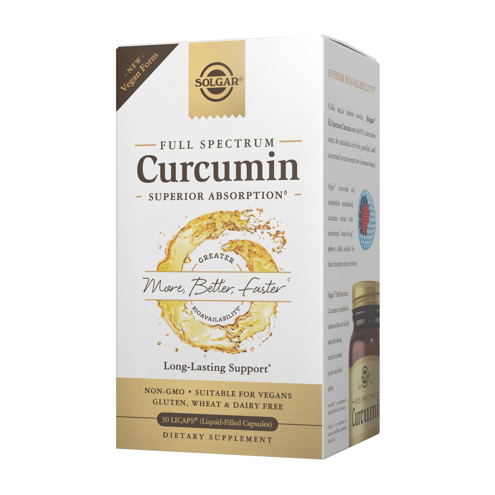 Solgar Full Spectrum Curcumin Capsules 30 Count
