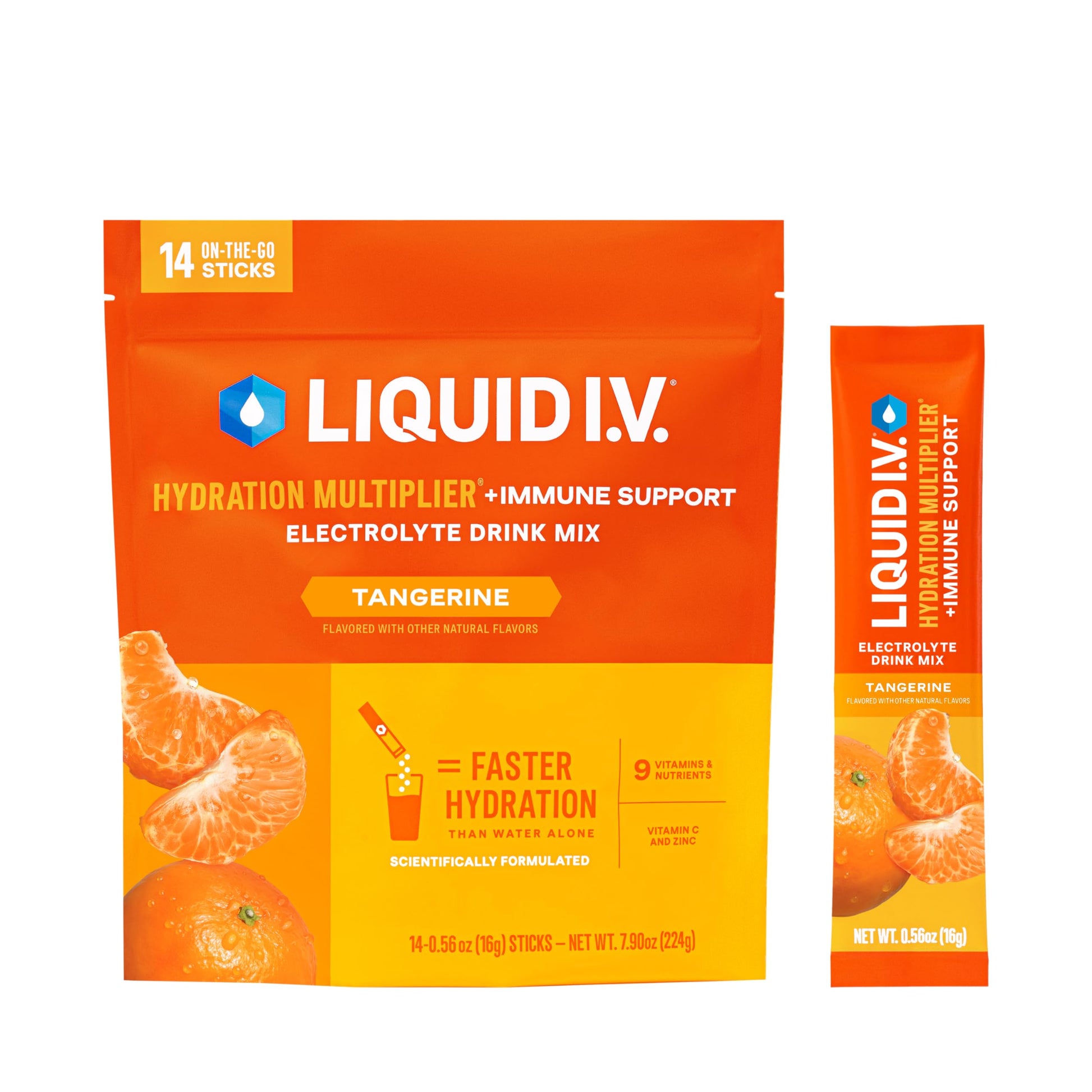 Liquid I.V. Hydration + Immune Electrolytes Powder 7.9 oz